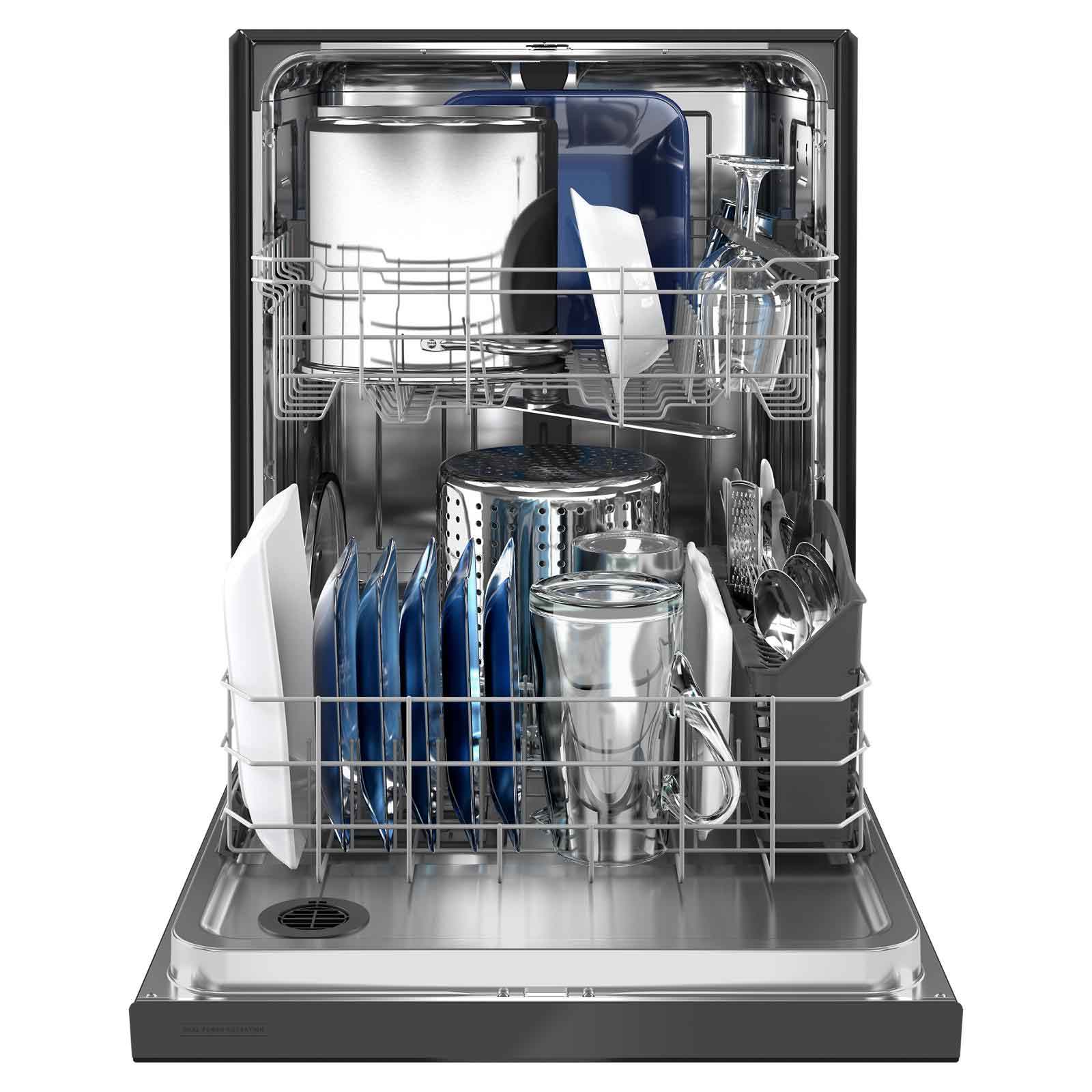 Maytag 24" Black dishwasher with Dual Power filtration (50 dBA) - MDB4949SKB - Image 2