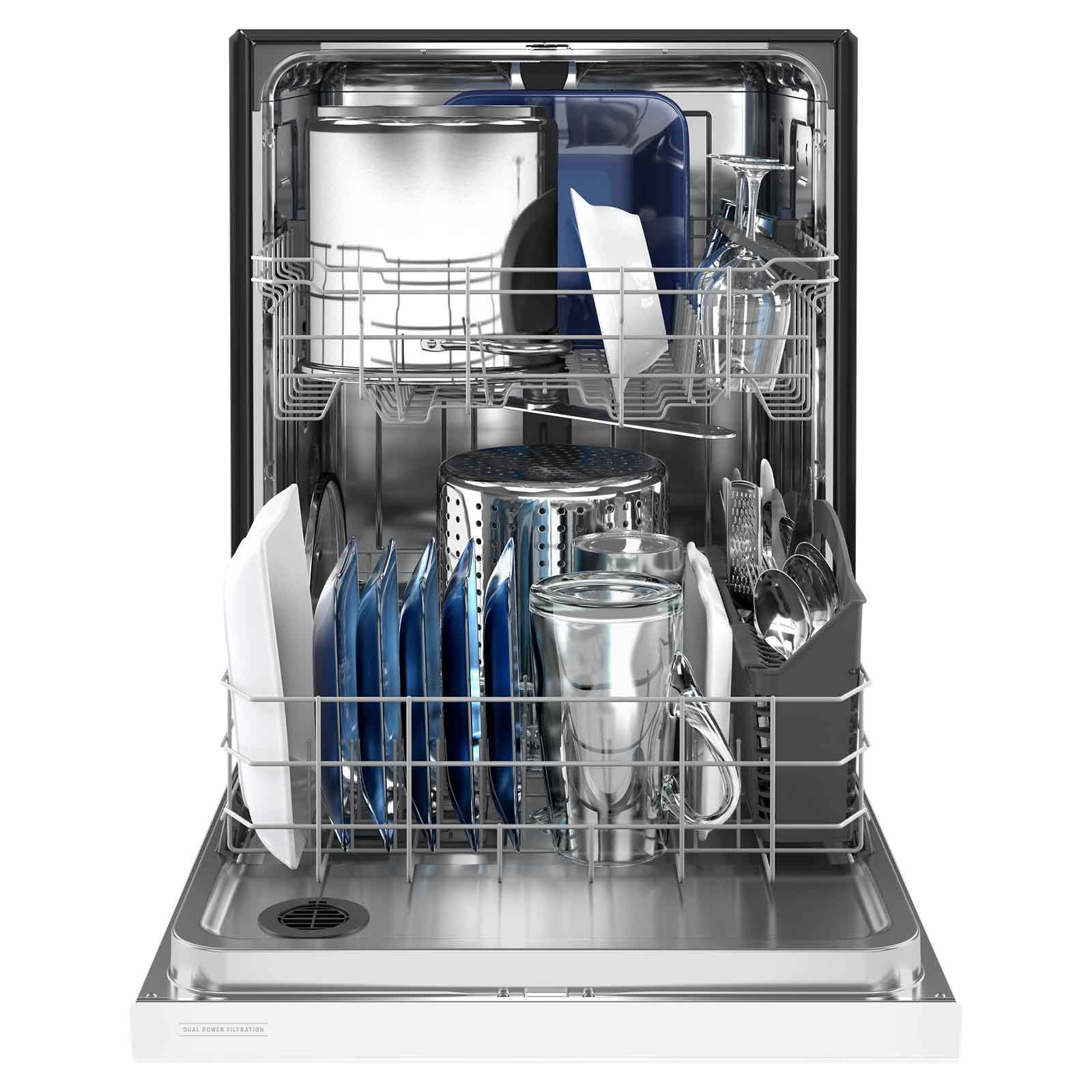 Maytag 24" White dishwasher with Dual Power filtration (50 dBA) - MDB4949SKW - Image 6