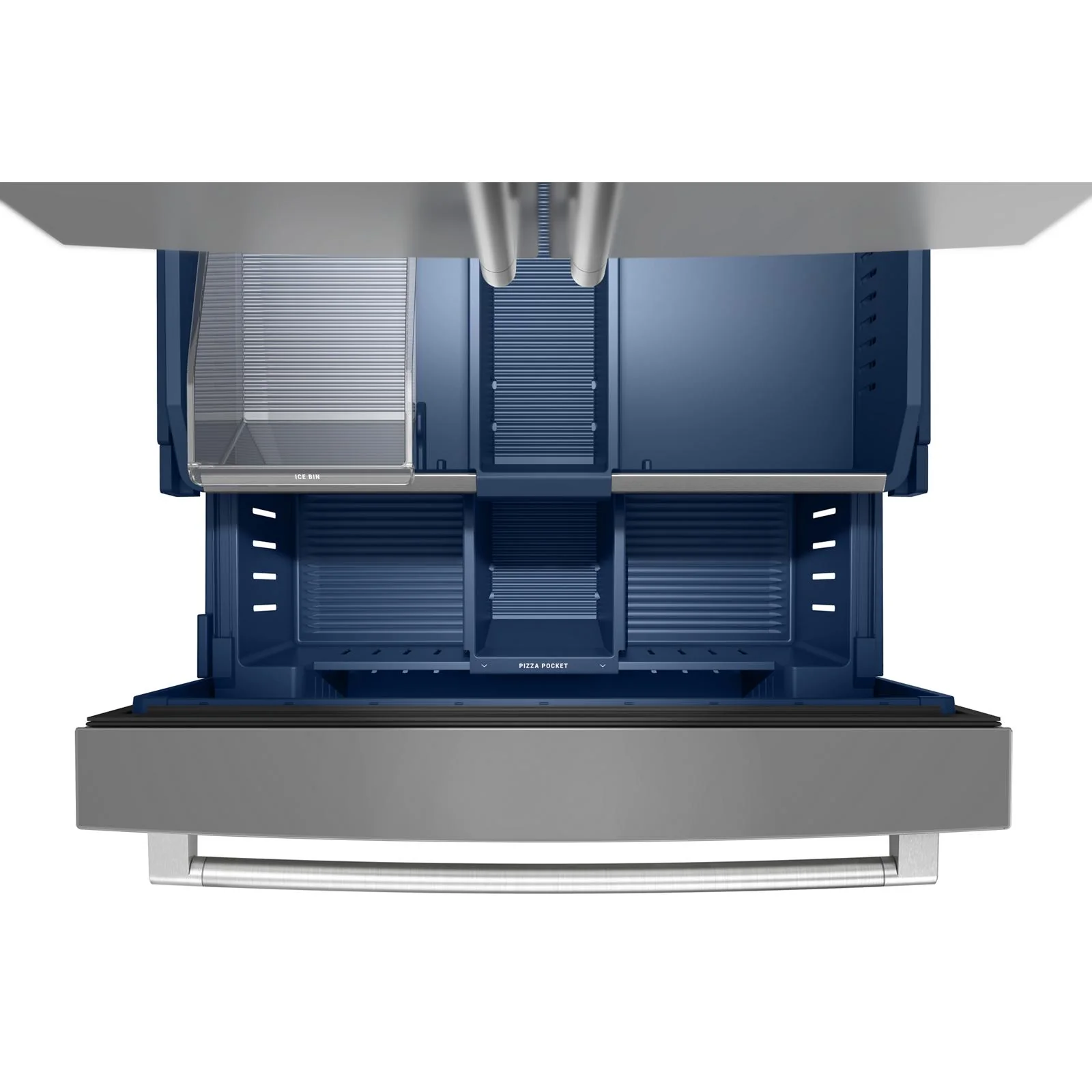 Maytag 36" 31.0 Cu. Ft. Fingerprint-Resistant Stainless Steel French Door Bottom Mount Refrigerator with Ice and Water – MRFF4336TZ - Image 5