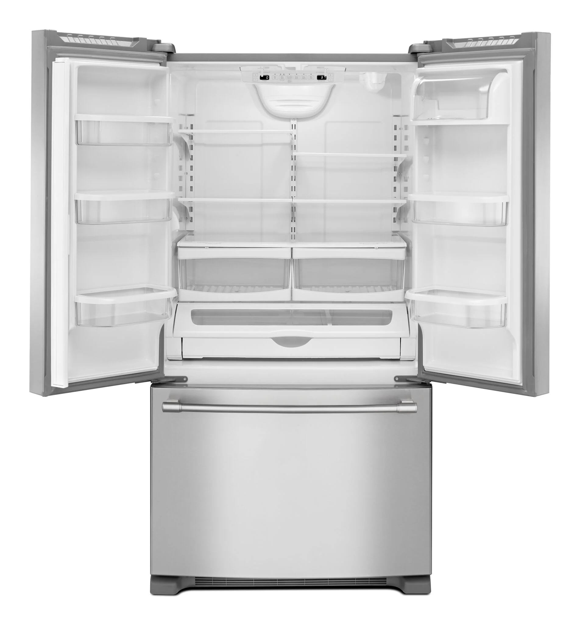 Maytag 32.63" 22.1 Cu. Ft. Fingerprint Resistant Stainless Steel French Door Refrigerator - MRFF5033PZ - Image 2