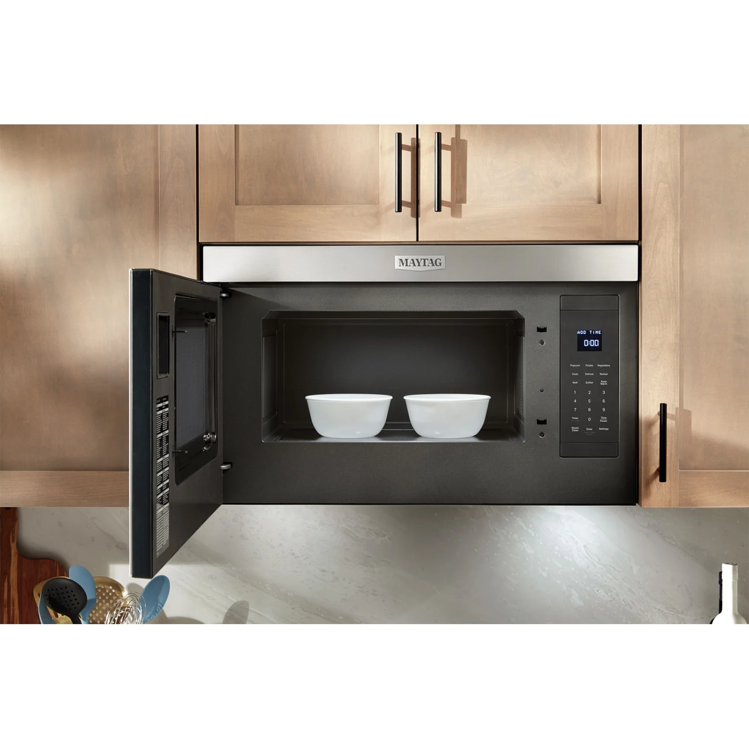 Maytag Fingerprint Resistant Stainless Steel Over-the-Range Microwave (1.10 Cu Ft) - YMMMF6030PZ - Image 8