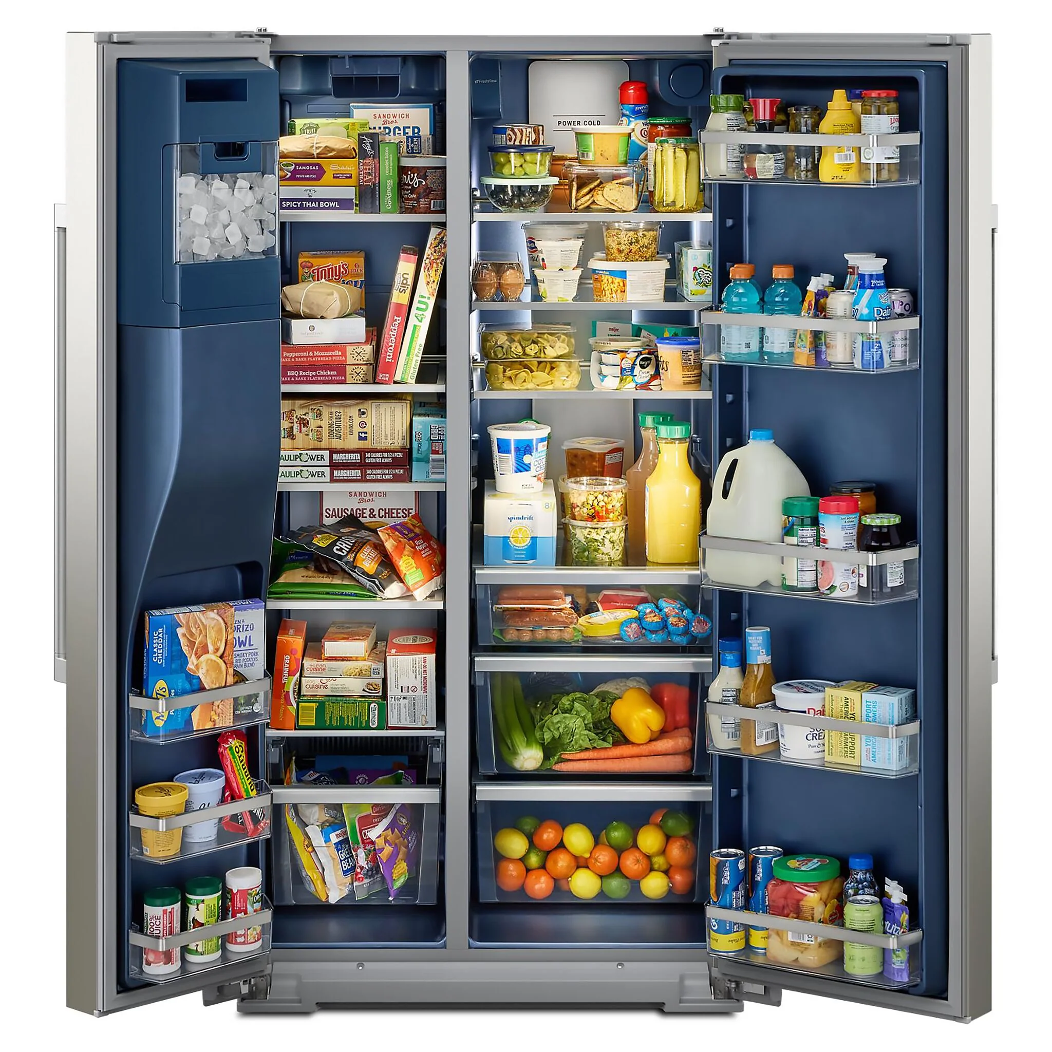 Maytag 36" 28.3 Cu. Ft. Fingerprint Resistant Stainless Steel Side-by-Side Refrigerator - MRSF6636RZ - Image 5