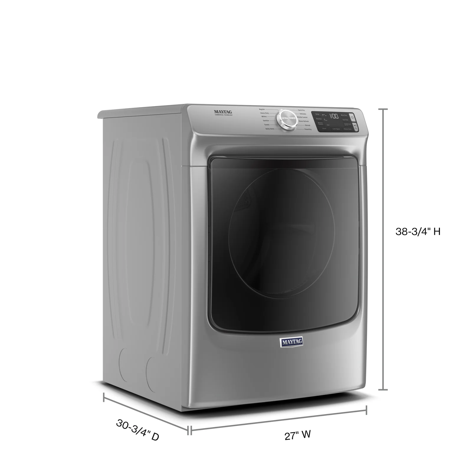 Maytag Metallic Slate Gas Dryer (7.3 Cu. Ft.) - MGD6630HC - Image 5