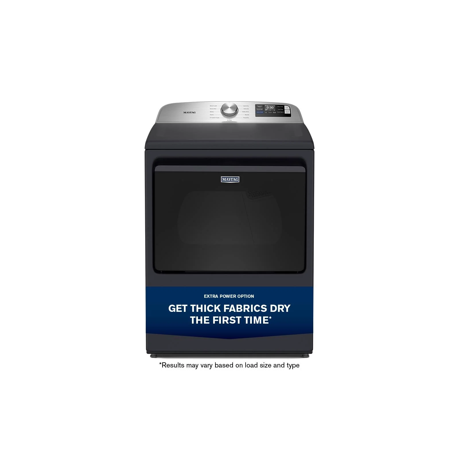Maytag Midnight Steel Smart Electric Dryer (7.4 Cu. Ft.) with Extra Power - YMED6205RF - Image 10