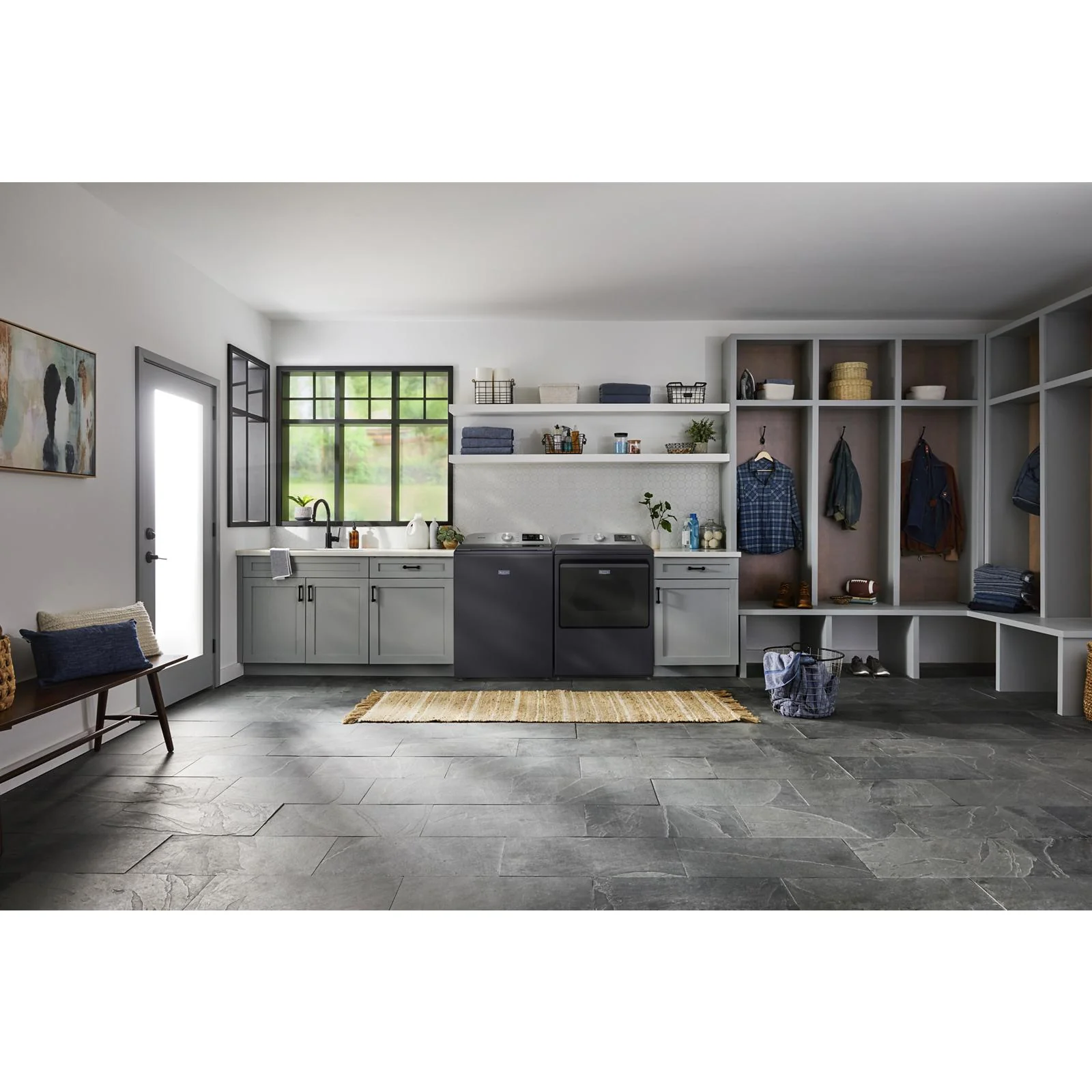 Maytag Midnight Steel Smart Electric Dryer (7.4 Cu. Ft.) with Extra Power - YMED6205RF - Image 2