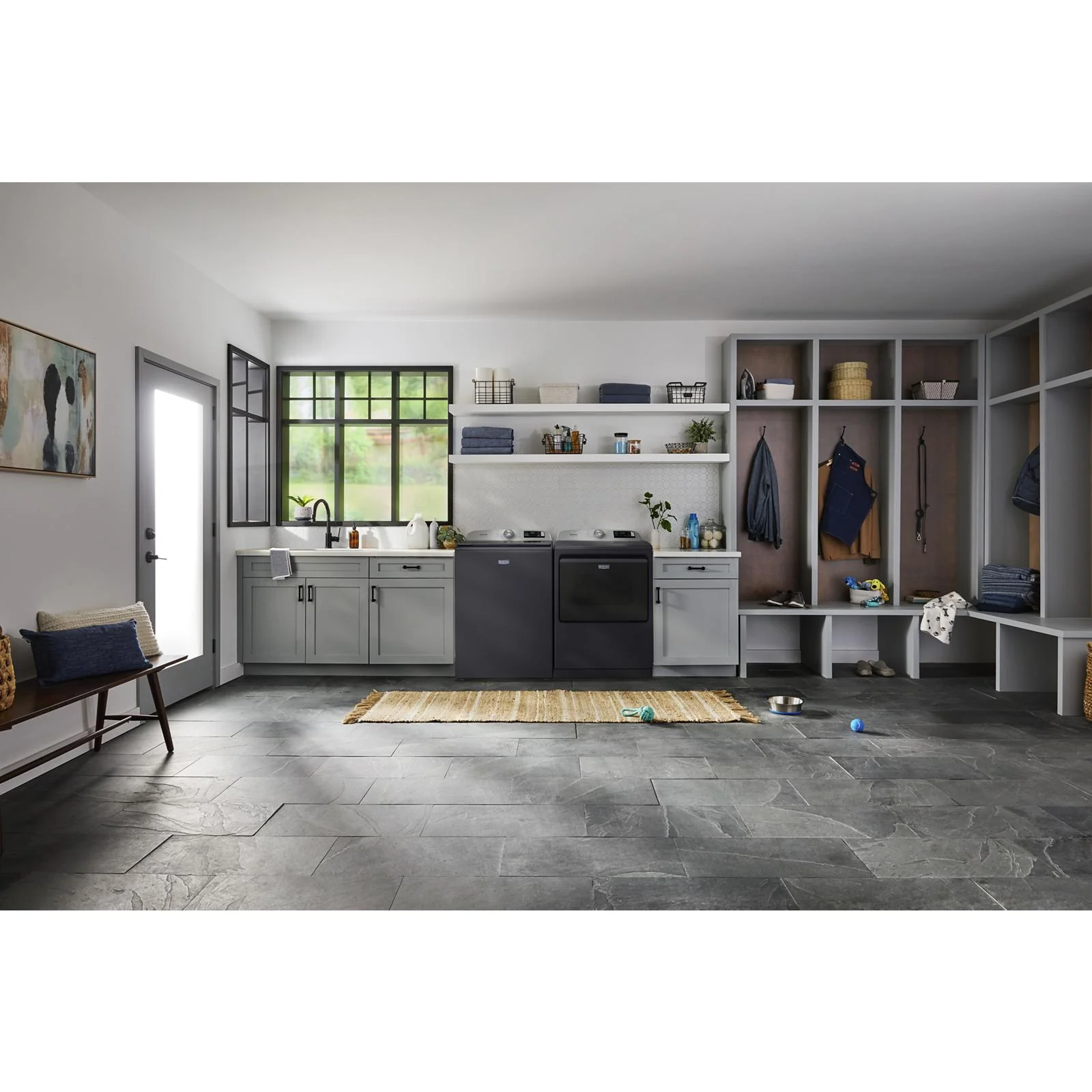 Maytag Midnight Steel Smart Steam Electric Dryer (7.4 Cu. Ft.) with Pet Pro System - YMED7205RF - Image 2