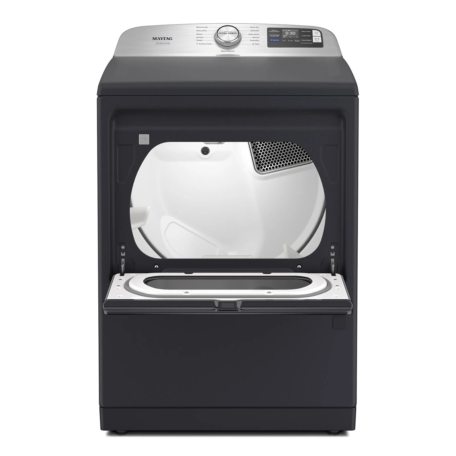 Maytag Midnight Steel Smart Steam Electric Dryer (7.4 Cu. Ft.) with Pet Pro System - YMED7205RF - Image 4