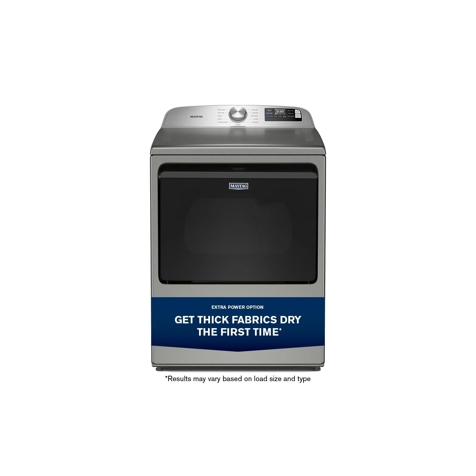 Maytag Radiant Silver Smart Electric Dryer (7.4 Cu. Ft.) with Extra Power - YMED6205RR - Image 10