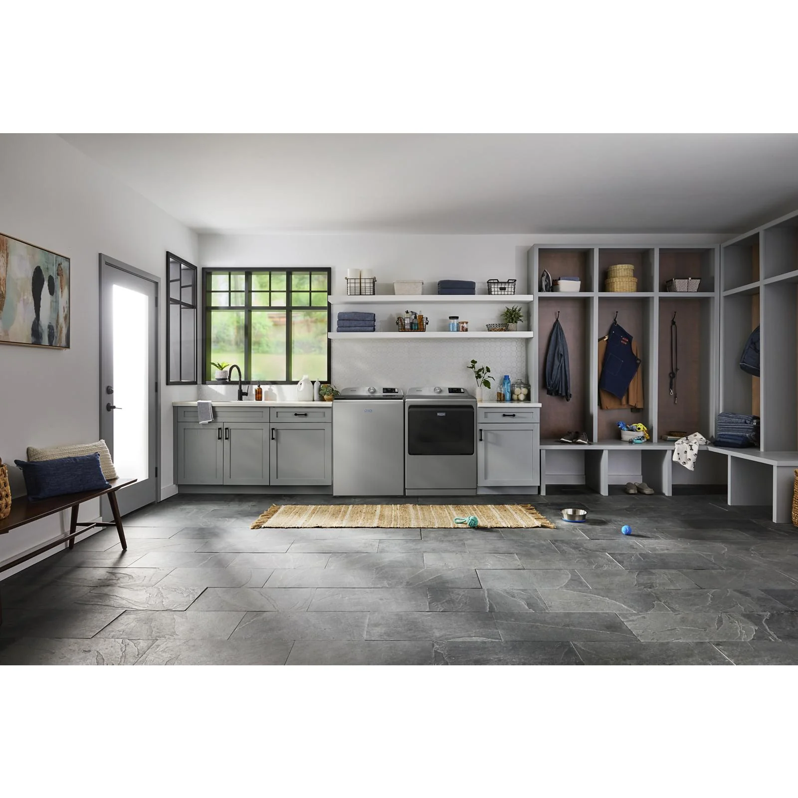 Maytag Radiant Silver Smart Steam Electric Dryer ( 7.4 Cu. Ft.) with Pet Pro System - YMED7205RR - Image 2