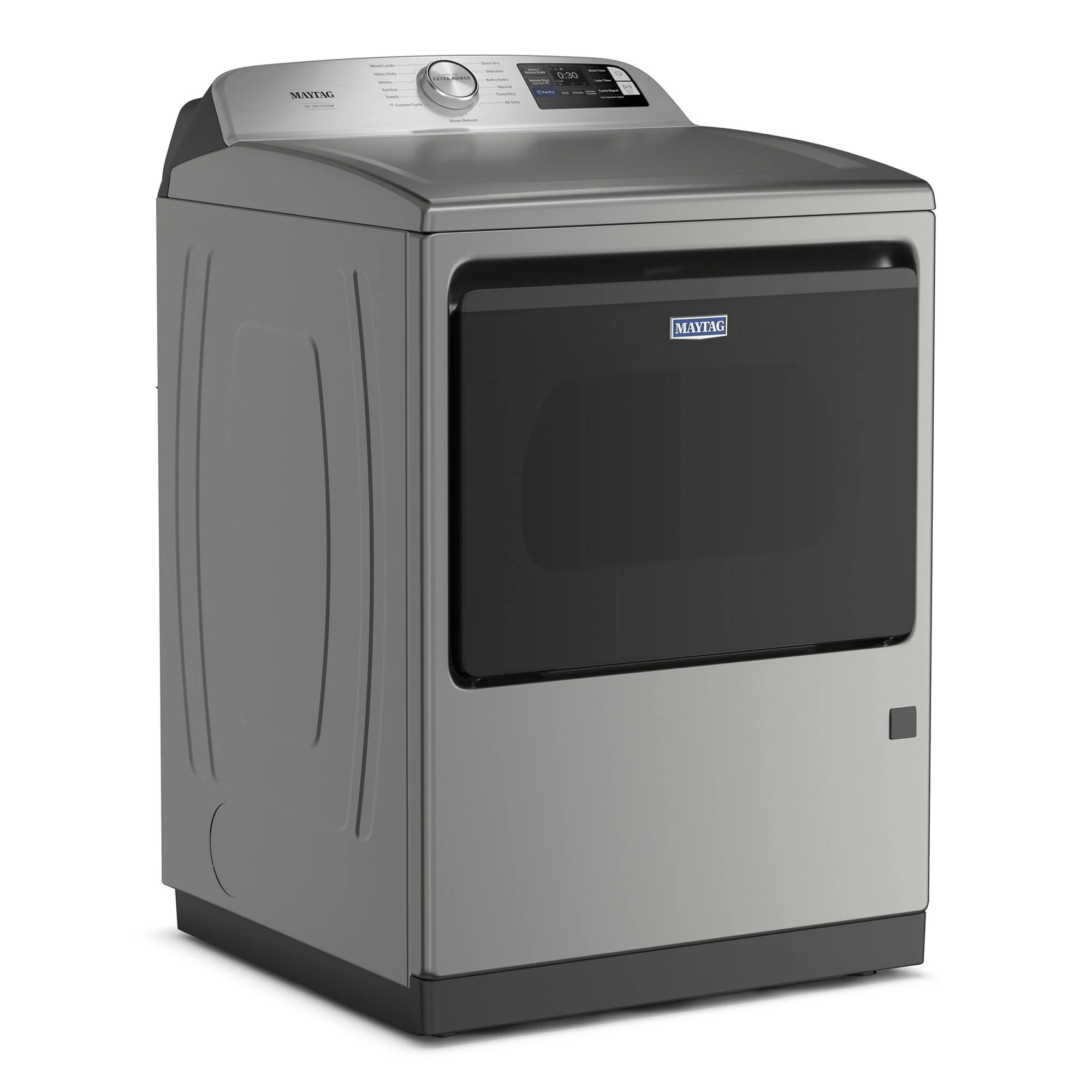 Maytag Silver Gas Dryer with Pet Pro (7.4 cu.ft.) - MGD7205RR - Image 3