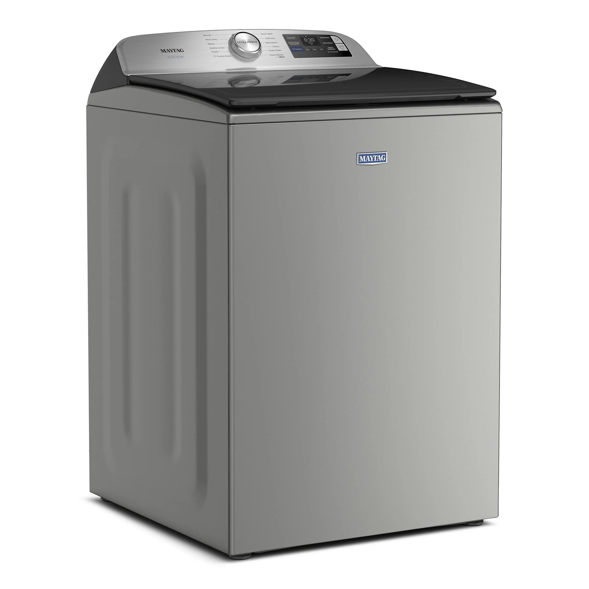 Maytag Silver Top-Load Washer with Pet Pro (6 cu.ft.) - MTW7205RR - Image 2