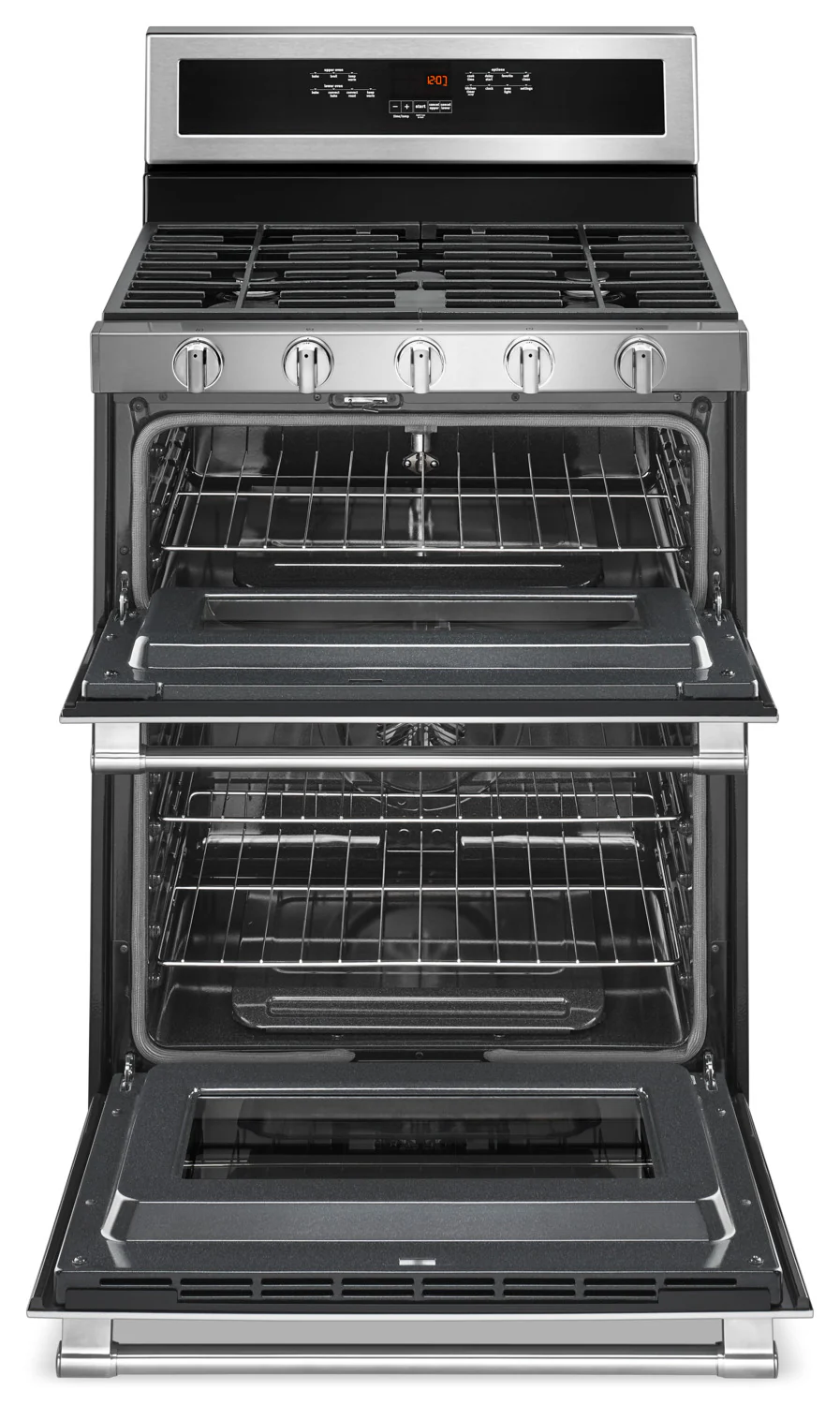 Maytag Stainless Steel Freestanding Gas Double Oven (6.0 Cu. Ft.) - MGT8800FZ - Image 2