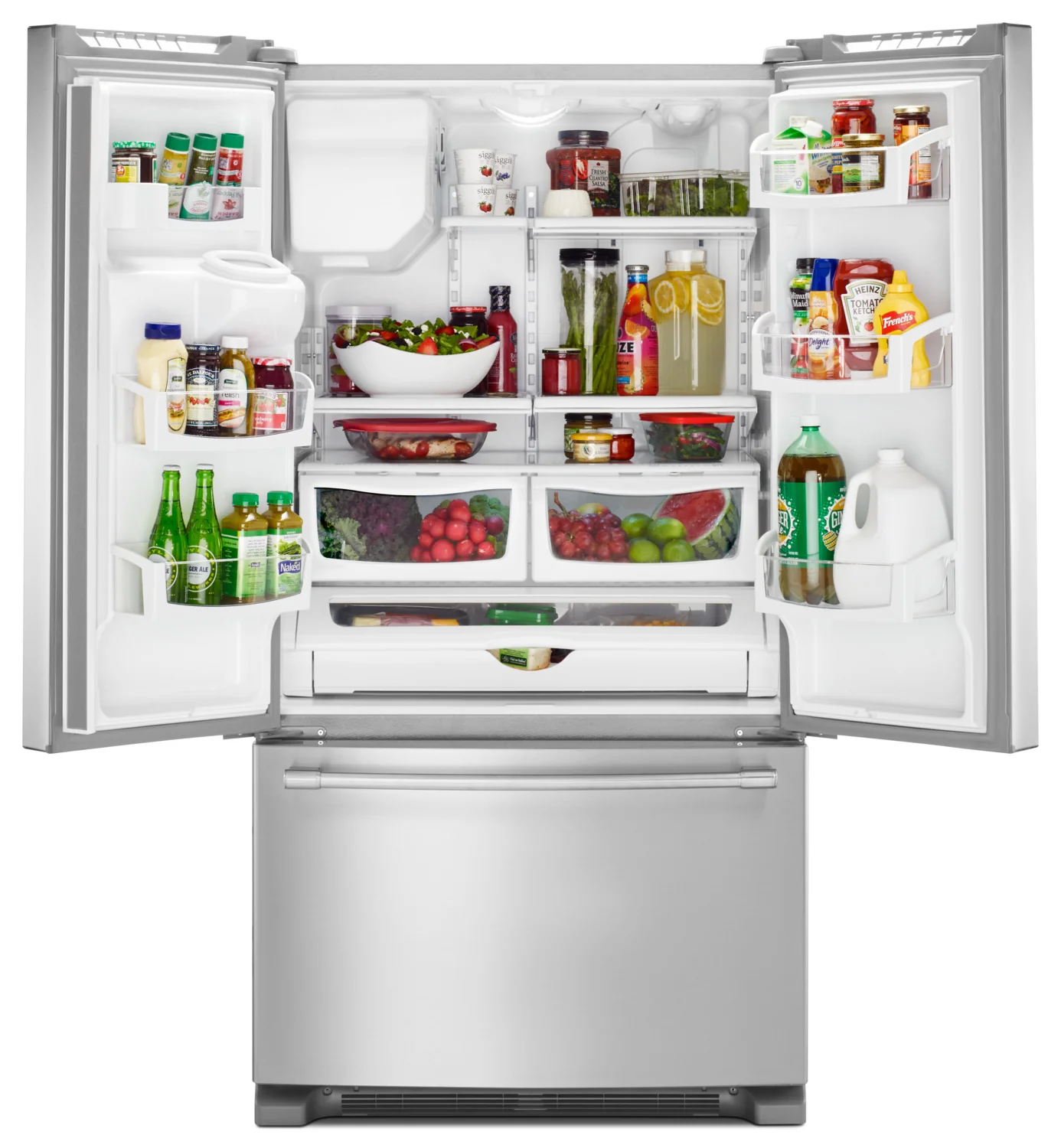 Maytag 35.6" 25 Cu. Ft. Stainless Steel French Door Refrigerator - MFI2570FEZ - Image 6