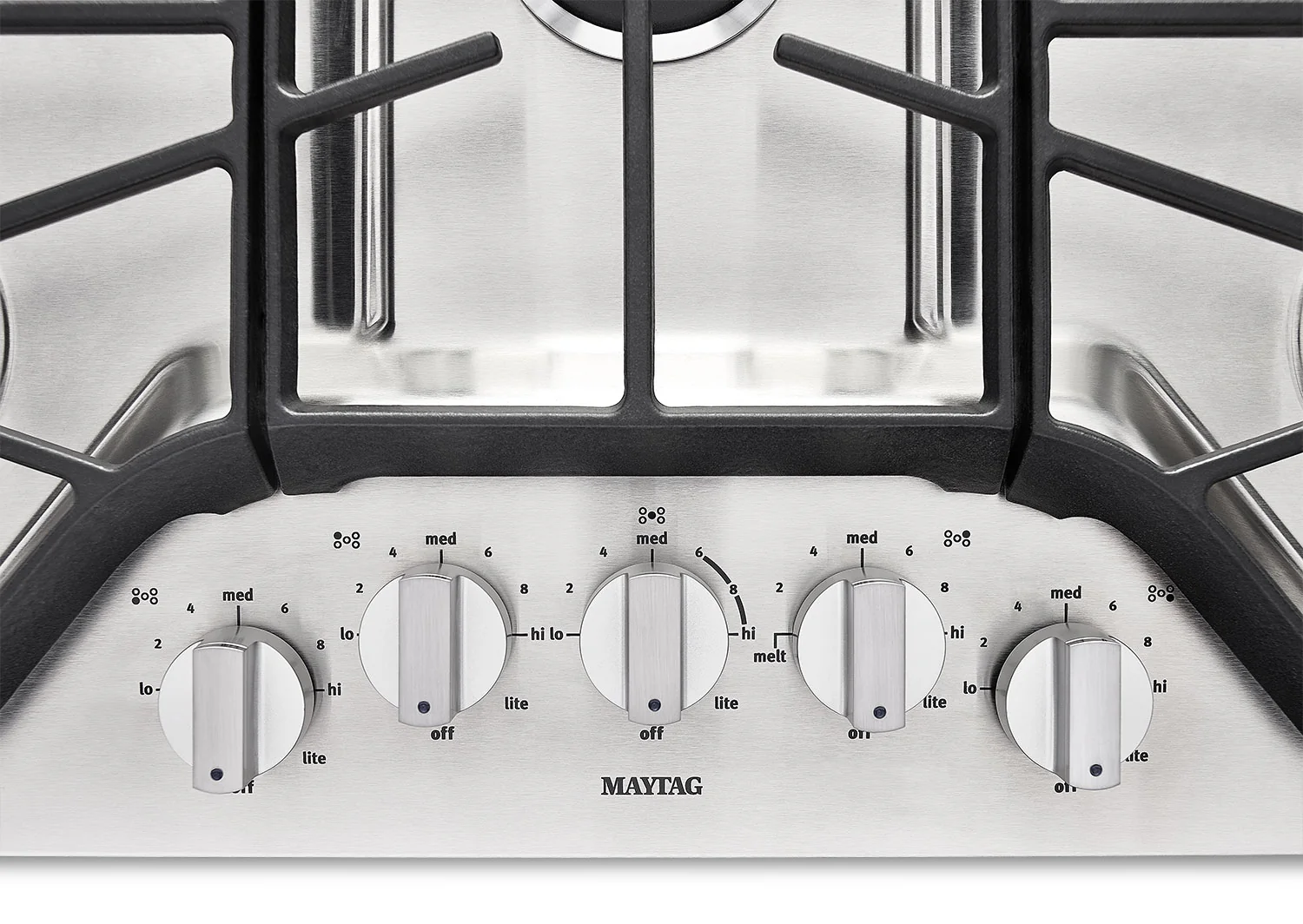 Maytag Stainless Steel Gas Cooktop - MGC7536DS - Image 3