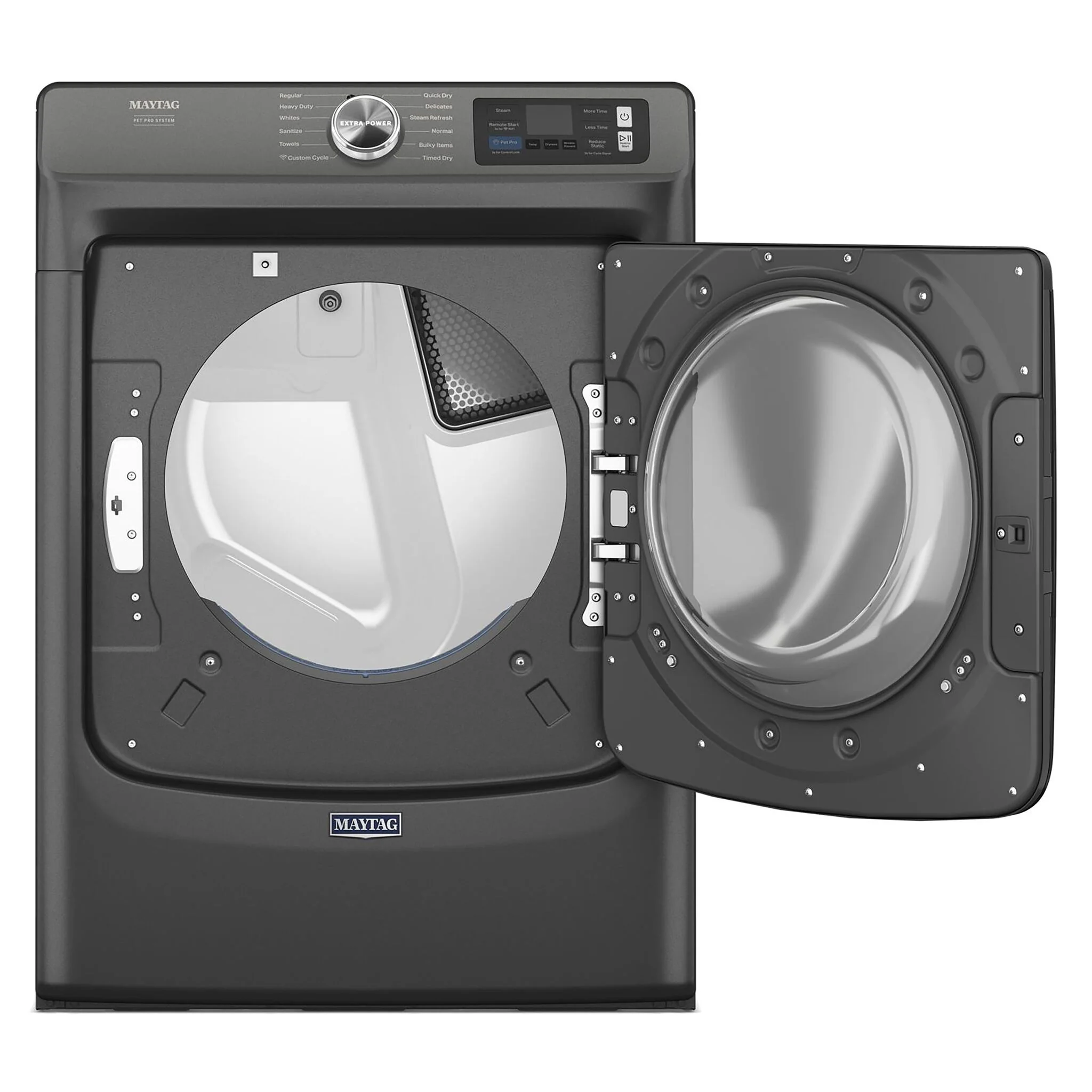 Maytag Volcano Black Electric Dryer with Pet Pro (7.4 Cu.Ft.) - YMED7020RU - Image 3