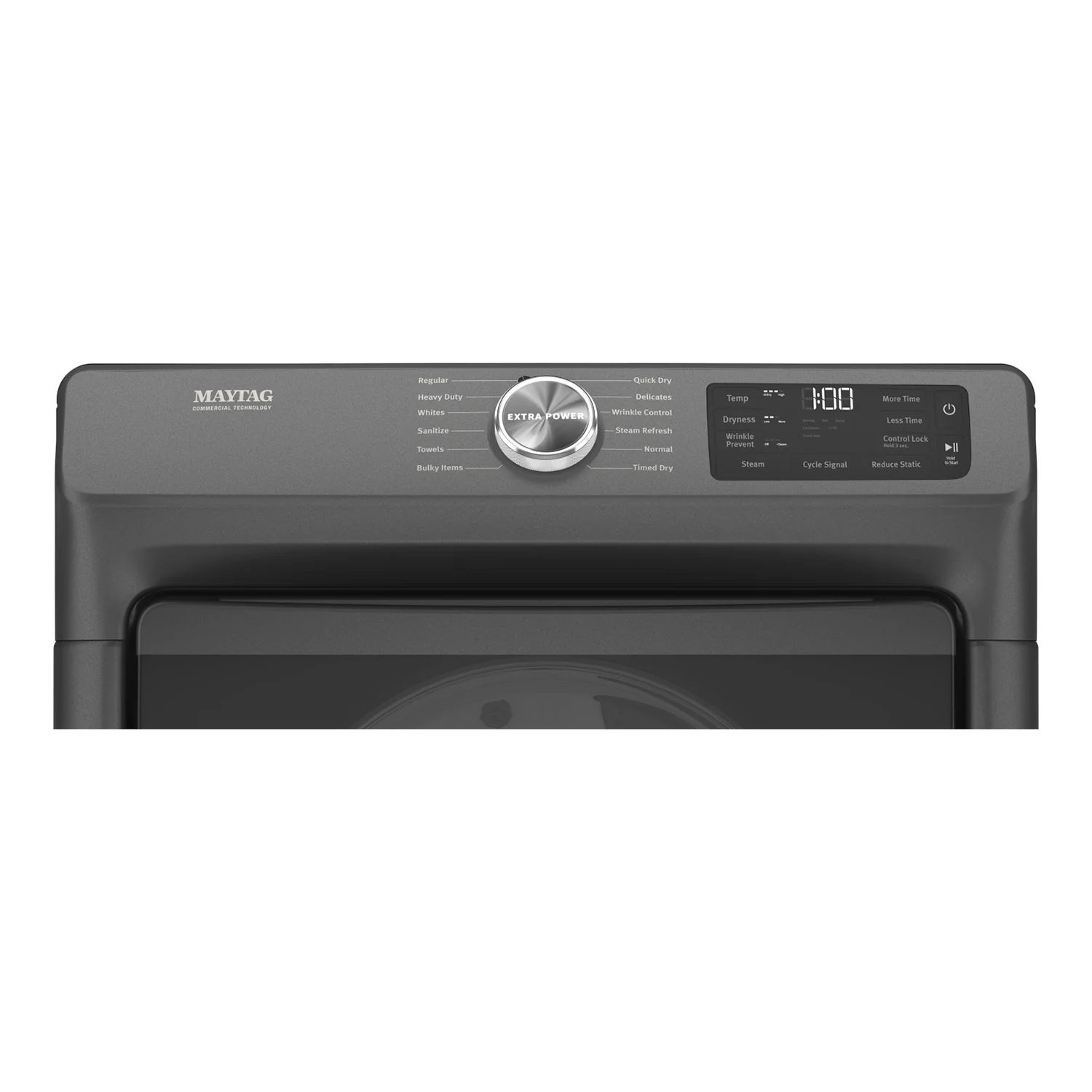 Maytag Volcano Black Front-Load Washer (5.2 cu. ft.) & Electric Dryer (7.3 cu. ft.) - MHW5630MBK/YMED6630MBK - Image 3