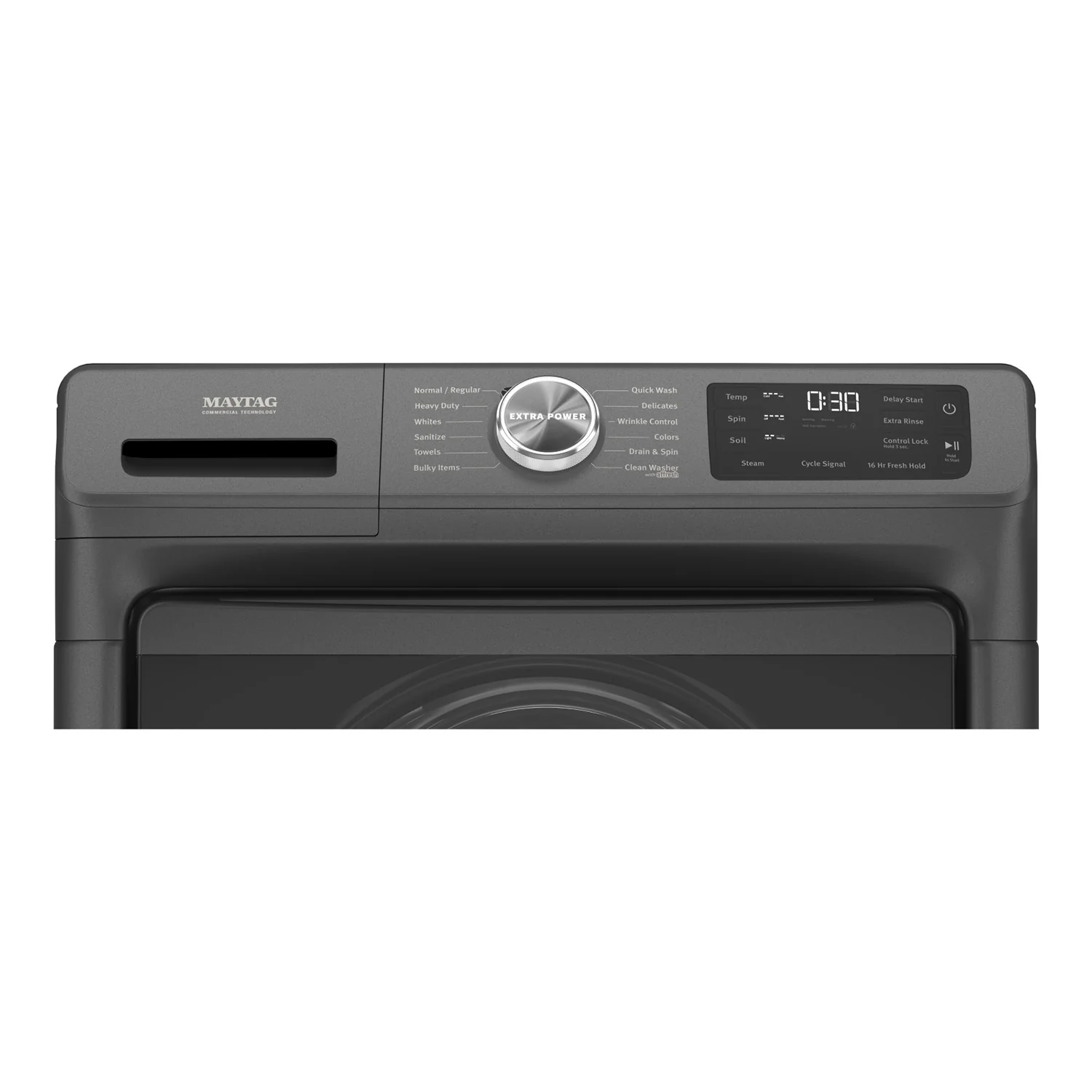 Maytag Volcano Black Front-Load Washer (5.5 cu. ft.) & Gas Dryer (7.3 cu. ft.) - MHW6630MBK/MGD5630MBK - Image 2