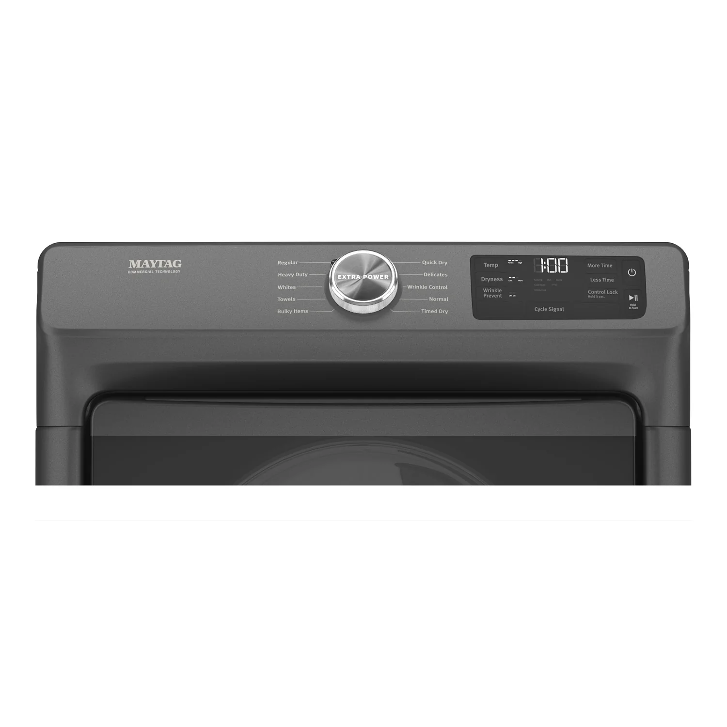 Maytag Volcano Black Front-Load Washer (5.5 cu. ft.) & Gas Dryer (7.3 cu. ft.) - MHW6630MBK/MGD5630MBK - Image 3