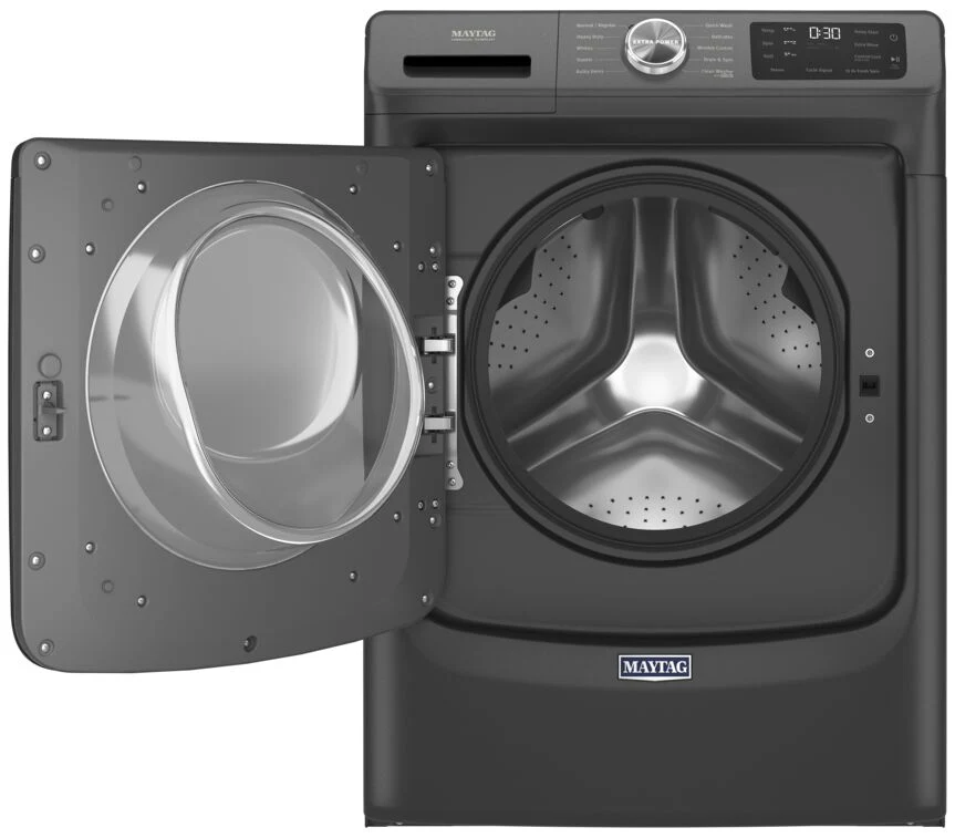 Maytag Volcano Black Front Load Washer with Extra Power and 12-Hr Fresh Spin™ (5.2 cu. ft.) - MHW5630MBK - Image 3