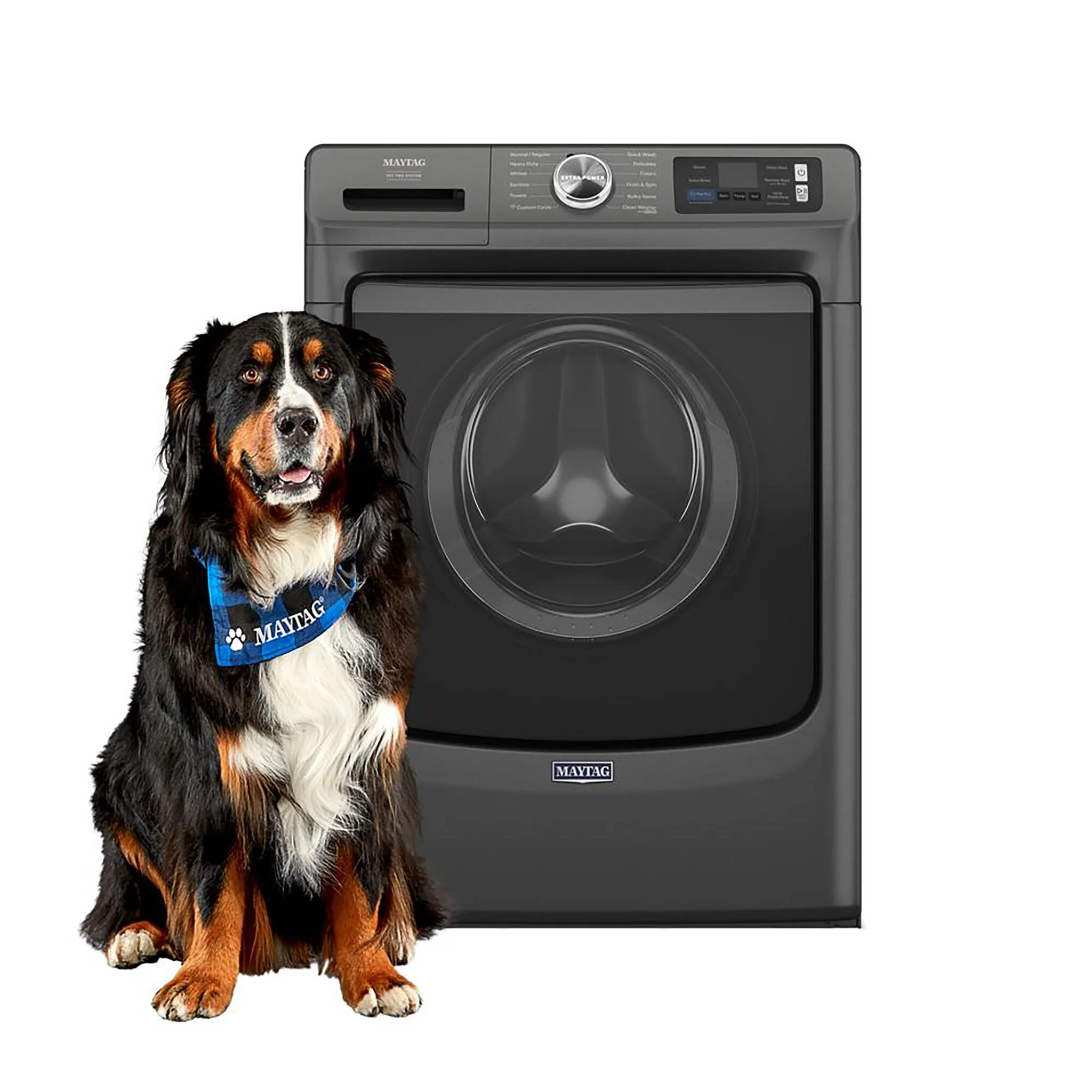 Maytag Volcano Black Front-Load Washer with Pet Pro (5.8 Cu.Ft.) - MFW7020RU - Image 2