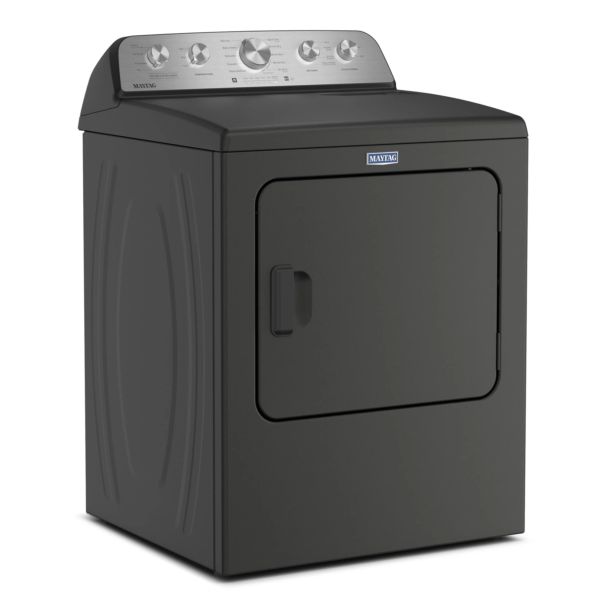 Maytag Volcano Black Steam Gas Dryer (7.0 Cu. Ft.) with Extra Power and Pet Pro Option - MGD5605RU - Image 3