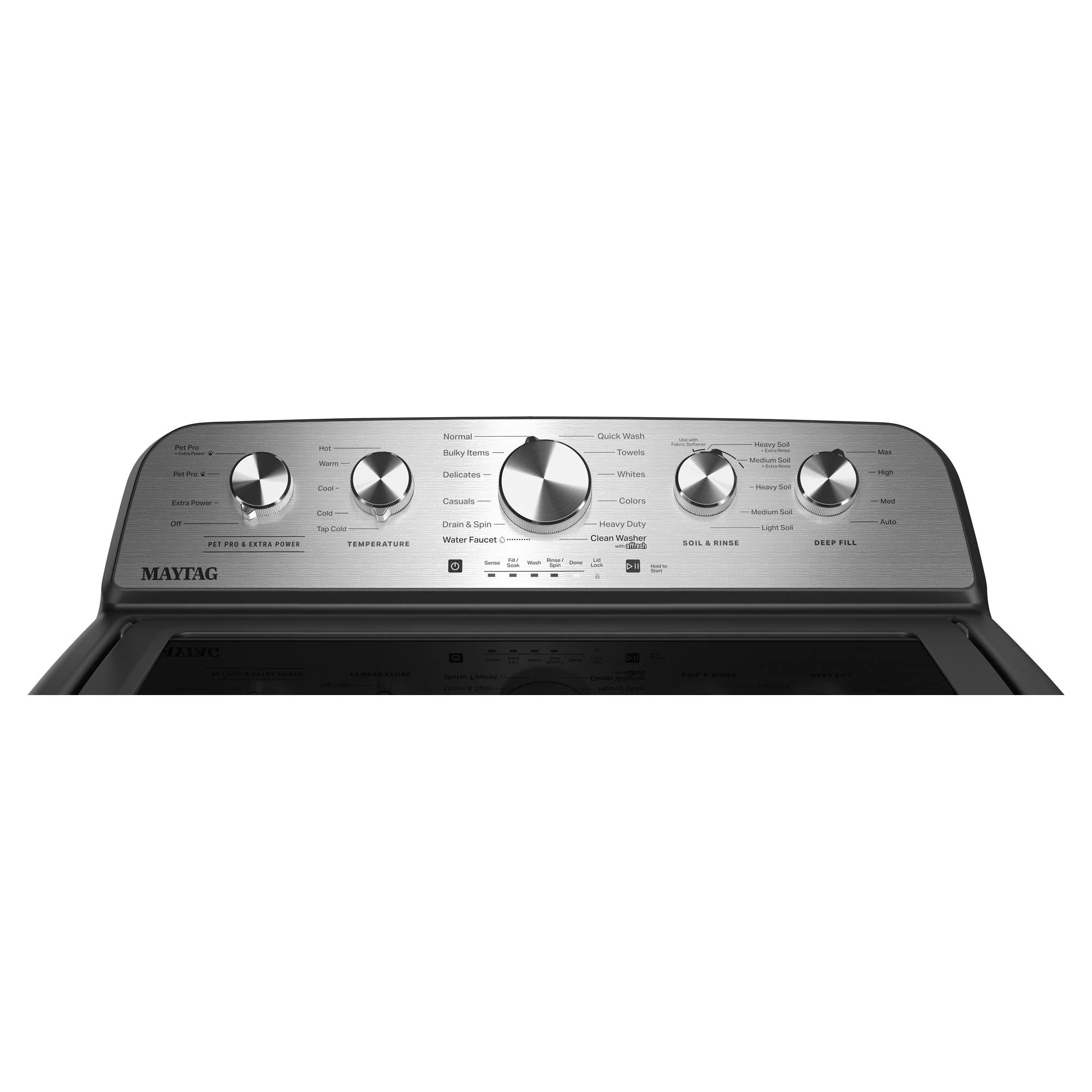 Maytag Volcano Black Top Load Washer (5.5 Cu. Ft. IEC) - MTW5600RU - Image 5