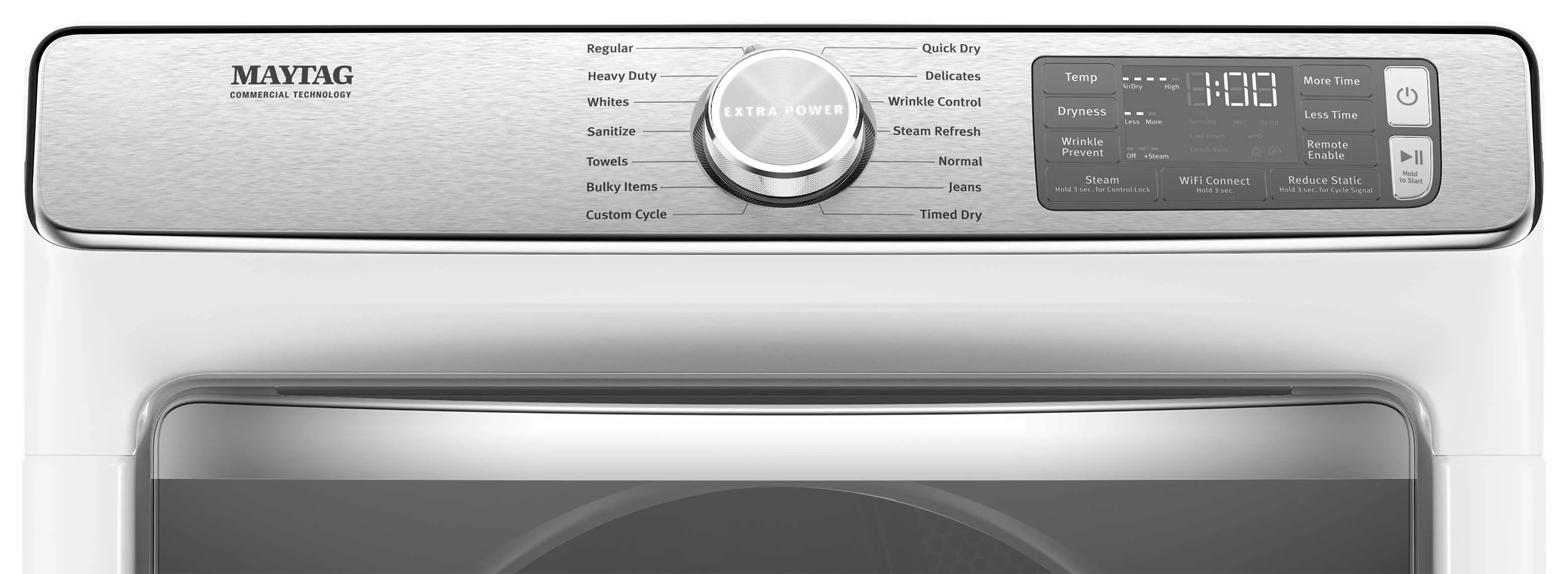 Maytag White Electric Dryer (7.3 C. Ft.) - YMED8630HW - Image 3