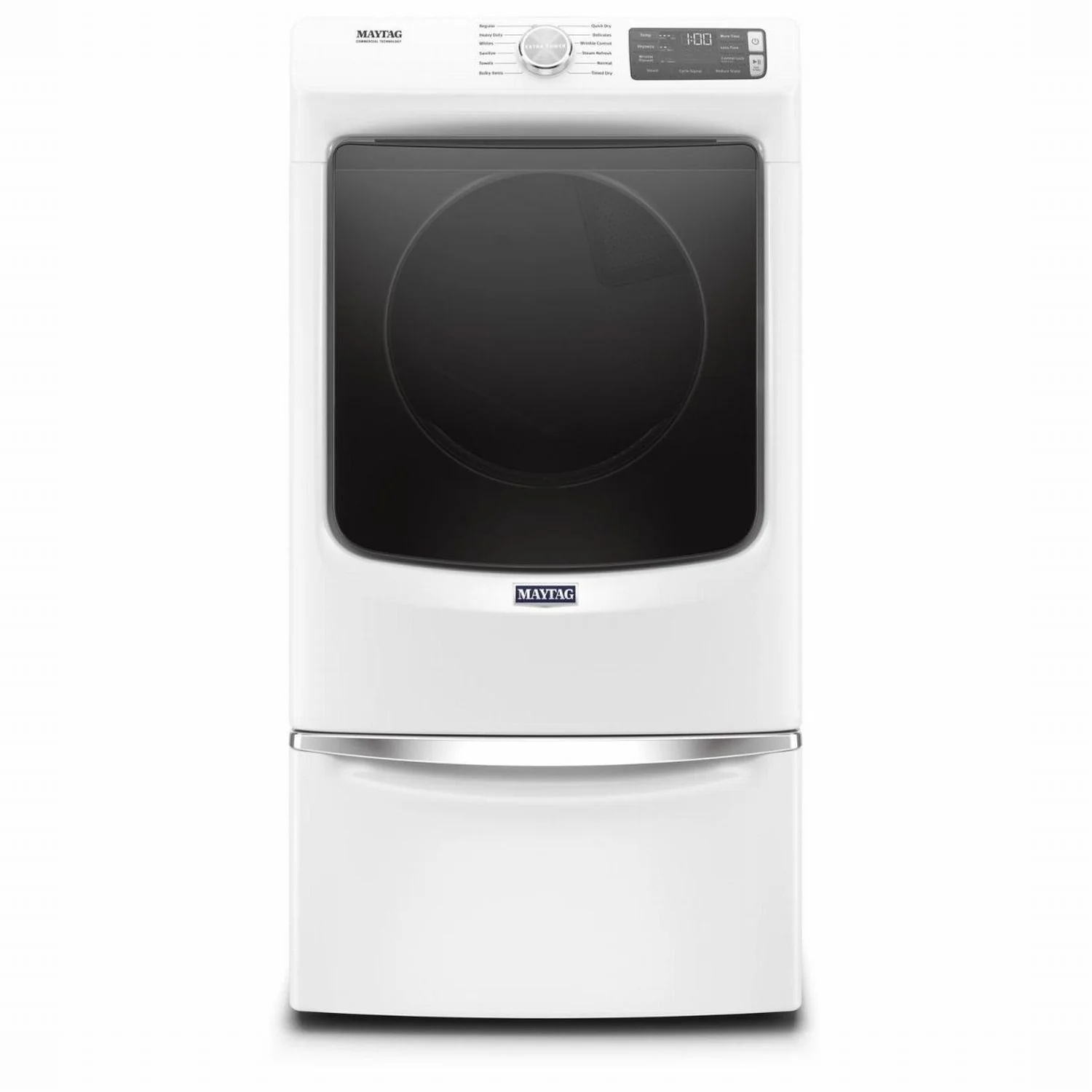 Maytag White Electric Dryer (7.3 Cu. Ft.) - YMED6630HW - Image 4