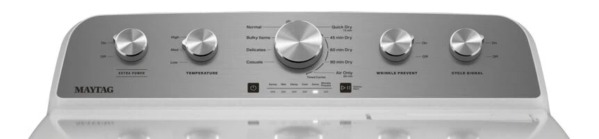 Maytag White Electric Dryer with Extra Power (7.0 cu. ft.) - YMED5030MW - Image 2