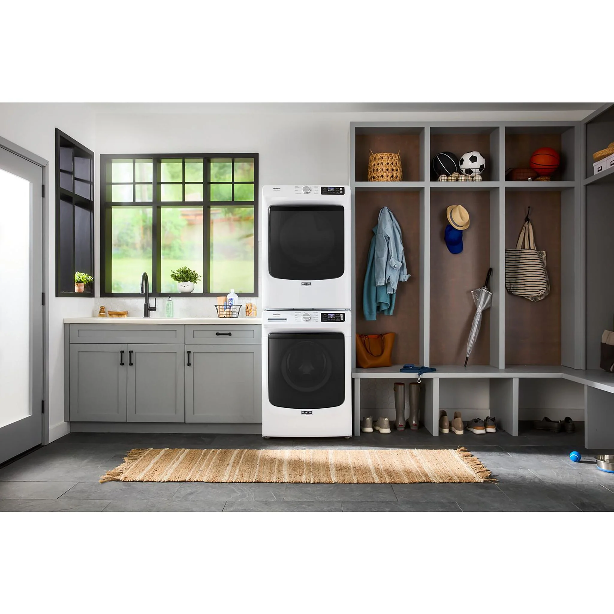 Maytag White Electric Dryer with Pet Pro (7.4 Cu.Ft.) - YMED7020RW - Image 7