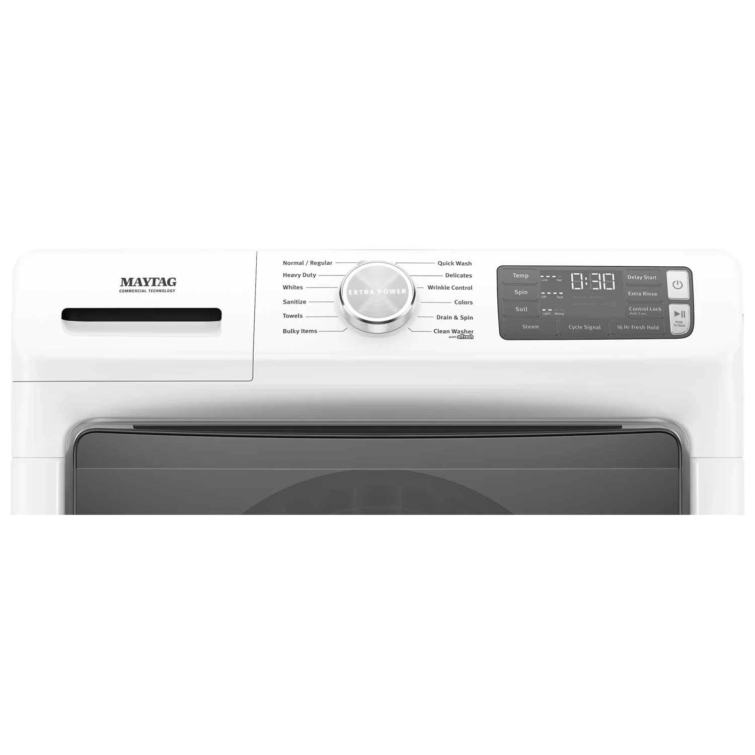 Maytag White Front-Load Washer (5.5 cu. ft.) & Gas Dryer (7.3 cu. ft.) - MHW6630HW/MGD5630HW - Image 3