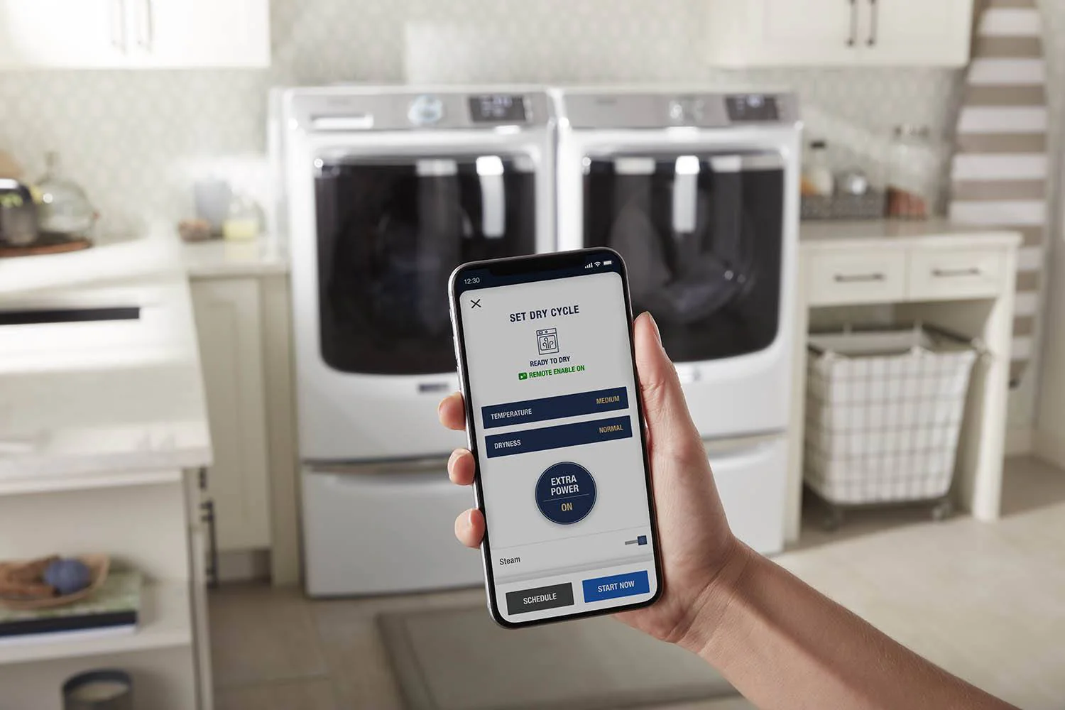 Maytag White Front-Load Washer (5.8 cu. ft.) & Electric Dryer (7.3 cu. ft.) - MHW8630HW/YMED8630HW - Image 5