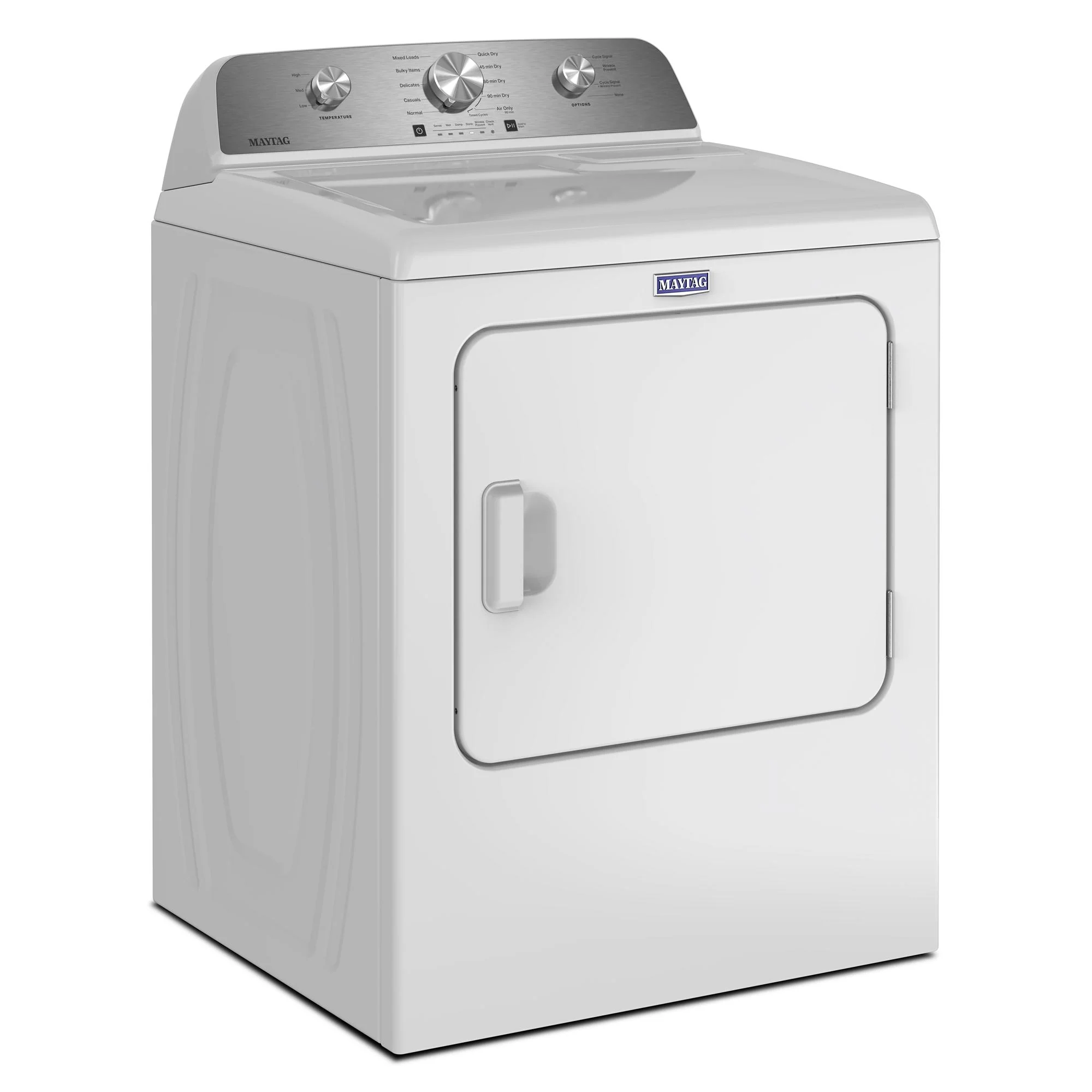 Maytag White Gas Dryer (7.0 Cu. Ft.) with Wrinkle Prevent Option - MGD4205SW - Image 3