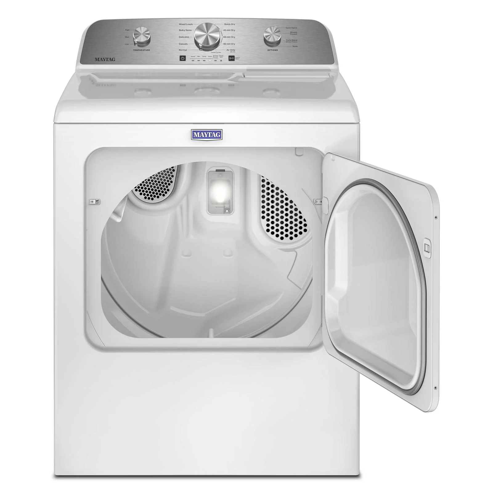 Maytag White Gas Dryer (7.0 Cu. Ft.) with Wrinkle Prevent Option - MGD4205SW - Image 4