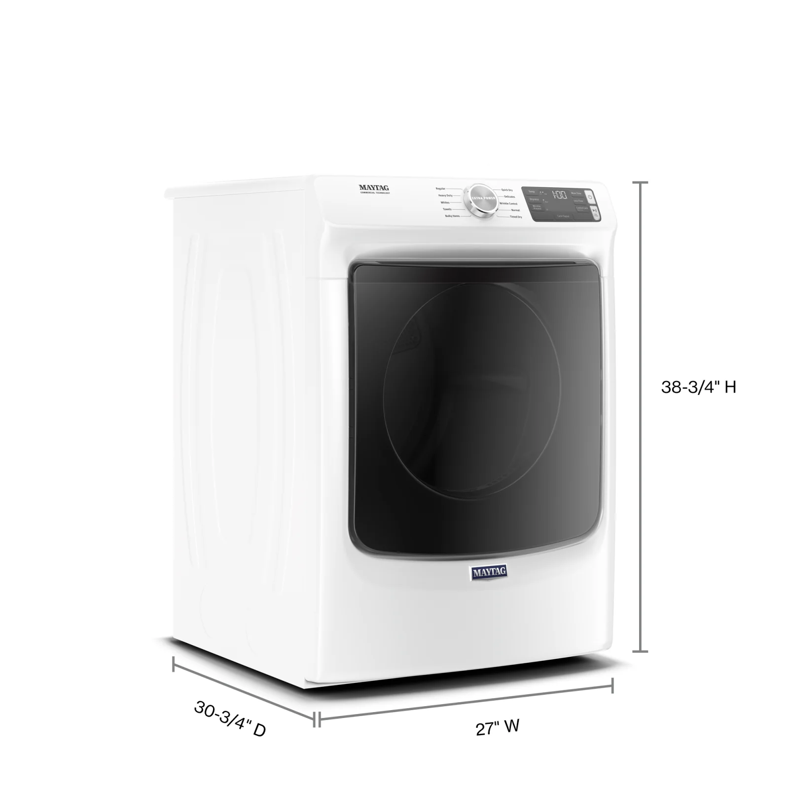 Maytag White Gas Dryer (7.3 Cu. Ft.) - MGD5630HW - Image 7