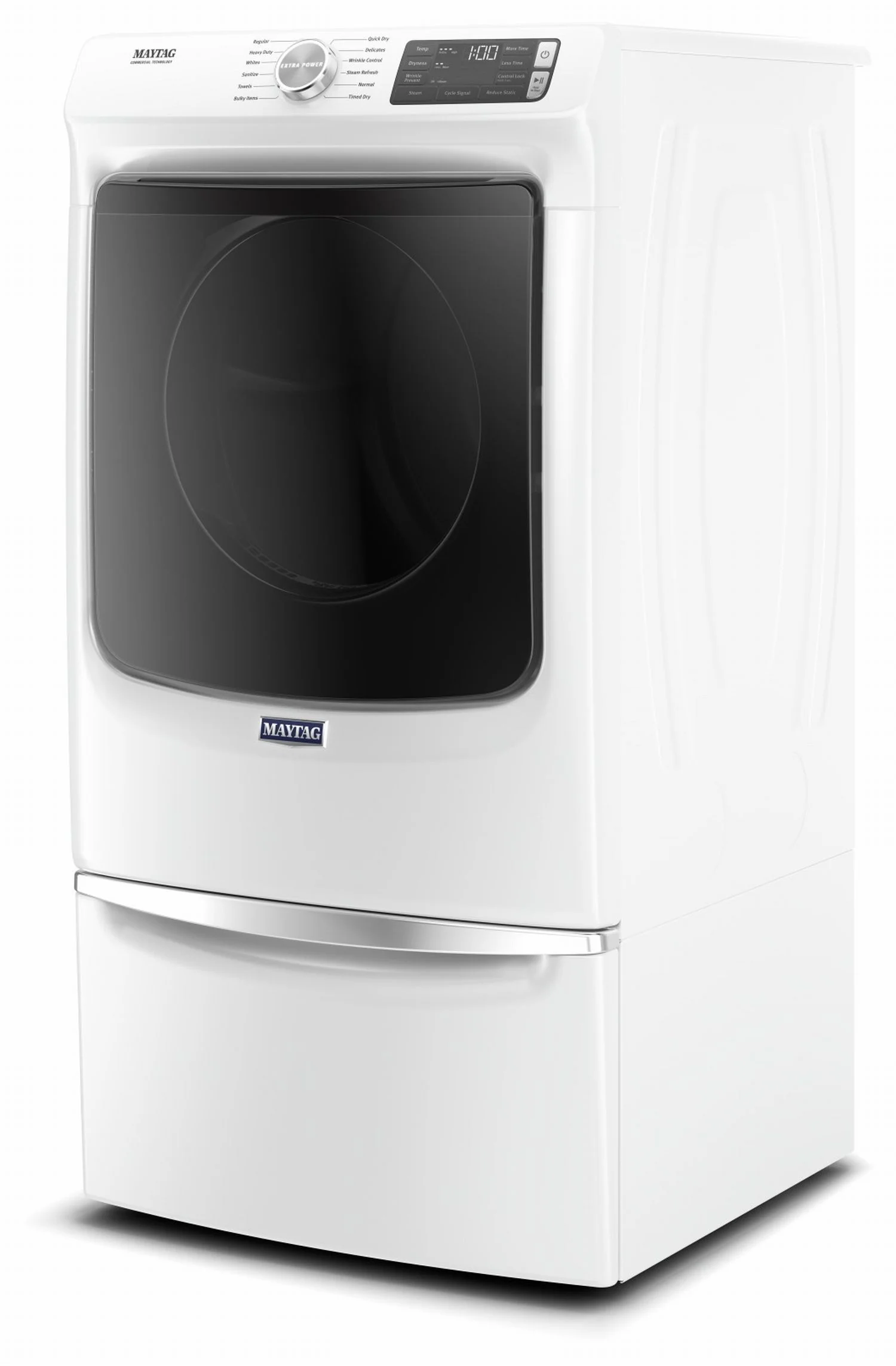 Maytag White Gas Dryer (7.3 Cu. Ft.) - MGD6630HW - Image 3