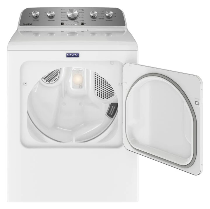 Maytag White Gas Dryer with Steam Enhanced Cycles (7.0 cu. ft.) - MGD5430MW - Image 2