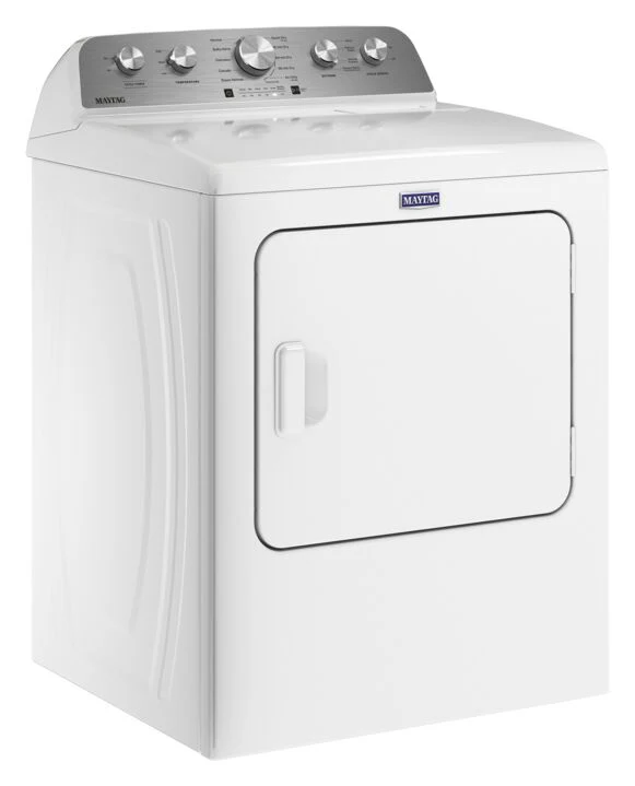 Maytag White Gas Dryer with Steam Enhanced Cycles (7.0 cu. ft.) - MGD5430MW - Image 3