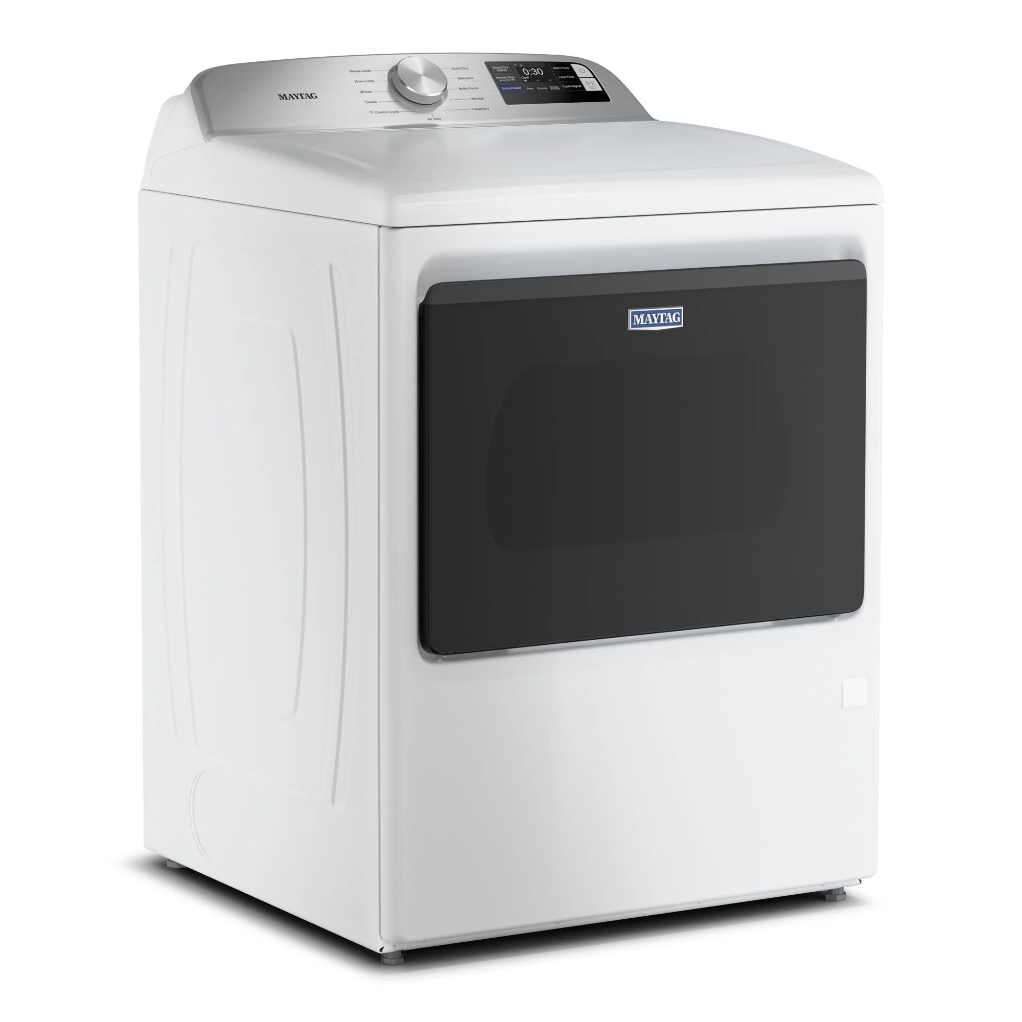Maytag White Smart Electric Dryer (7.4 Cu. Ft.) with Extra Power Option - YMED6205RW - Image 3
