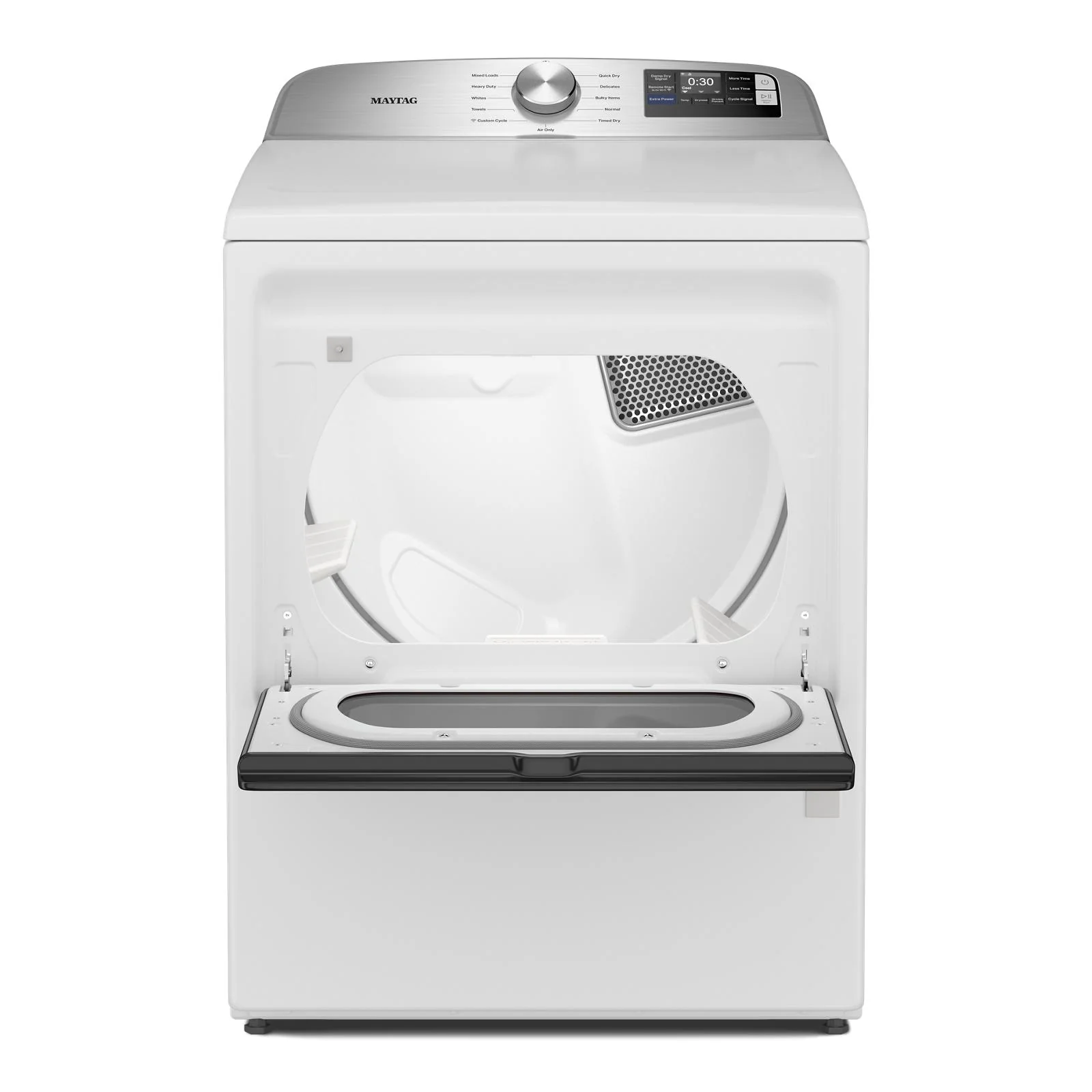 Maytag White Smart Electric Dryer (7.4 Cu. Ft.) with Extra Power Option - YMED6205RW - Image 4