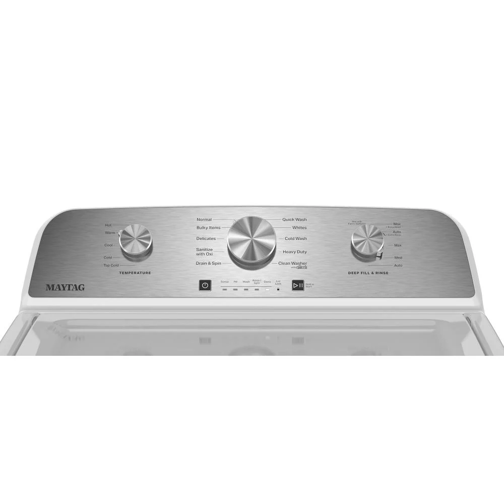 Maytag White Top Load Washer (4.8 Cu. Ft. IEC) with Deep Fill Option - MTW4205SW - Image 5