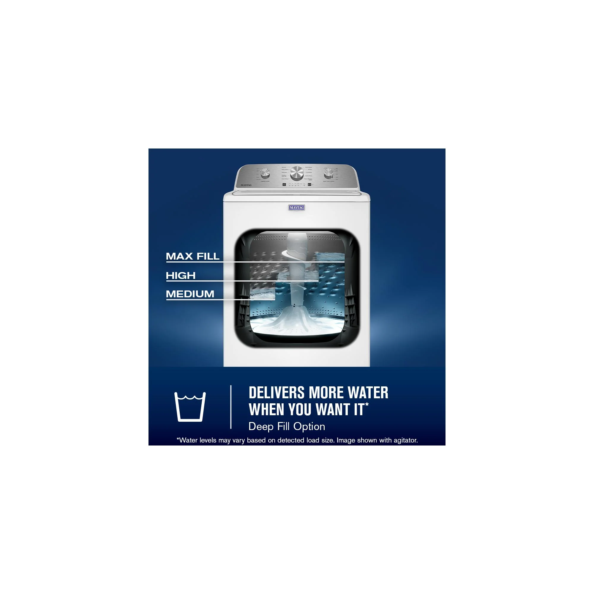Maytag White Top Load Washer (4.8 Cu. Ft. IEC) with Deep Fill Option - MTW4205SW - Image 8