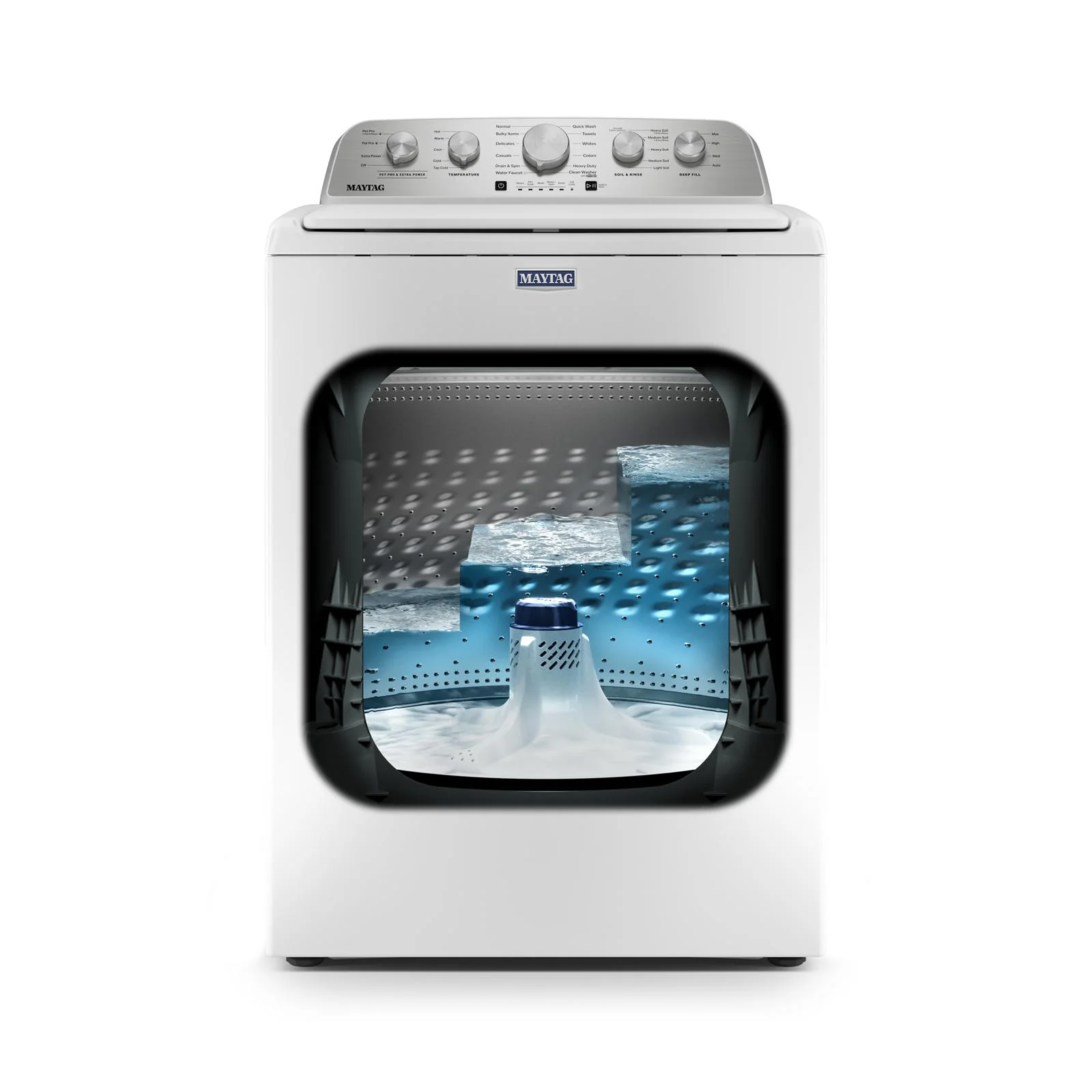 Maytag White Top Load Washer (5.5 Cu. Ft. IEC) - MTW5600RW - Image 5