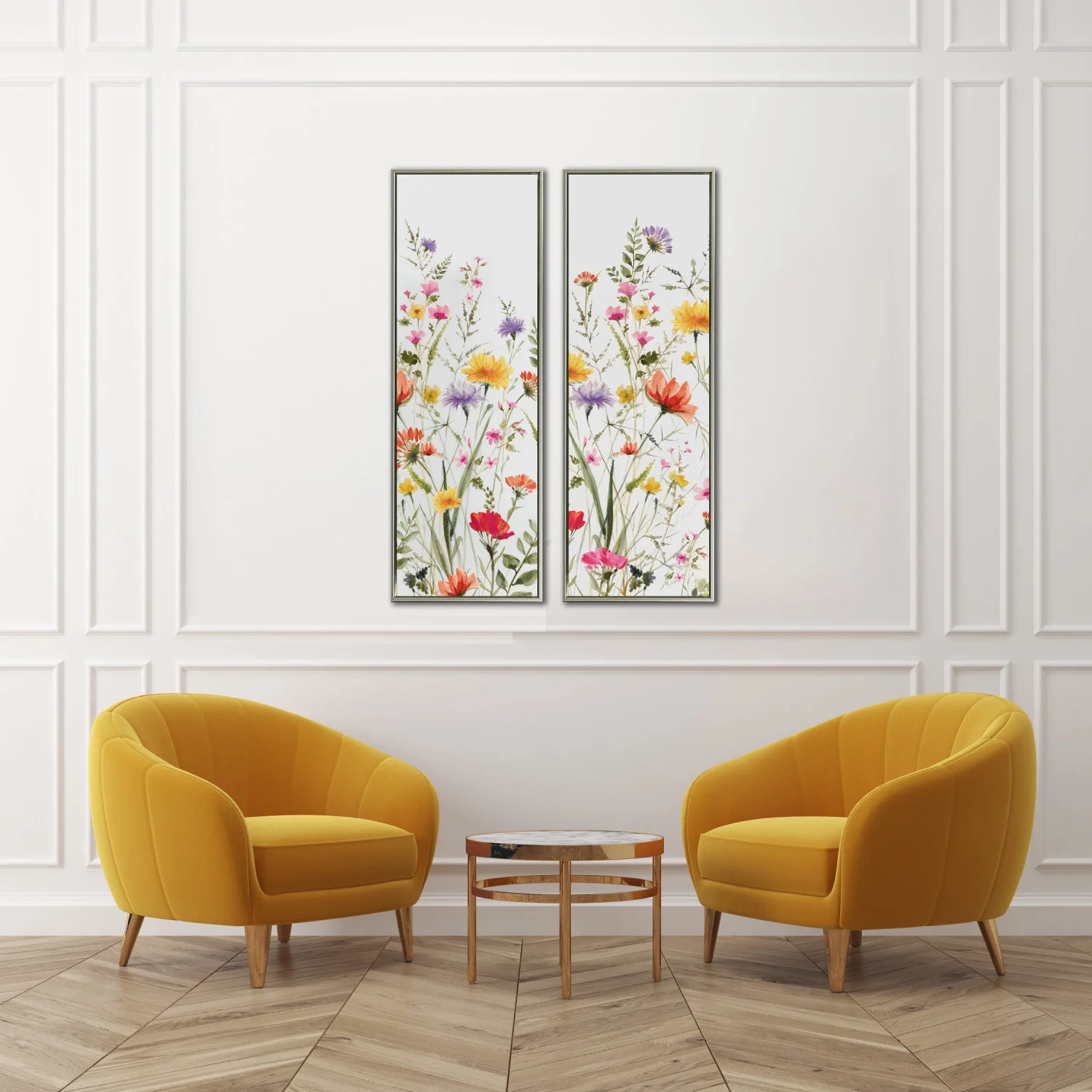 Meadow Symphony II Wall Art - Multi-Colour - 48 X 16 - Image 2