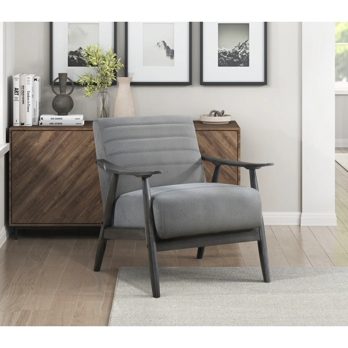 Medici Accent Chair - Grey - Image 2
