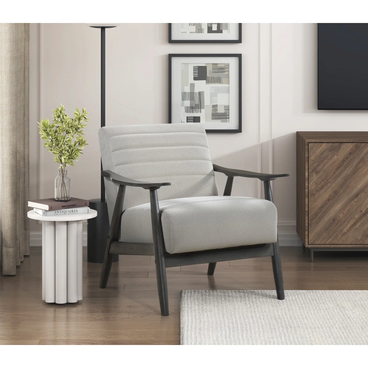 Medici Accent Chair - Pearl - Image 2