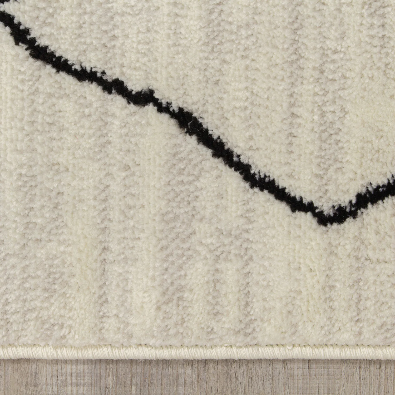 Meridian Pen-Drawn Trellis Lines Area Rug - 5' X 8' - Grey - Image 8