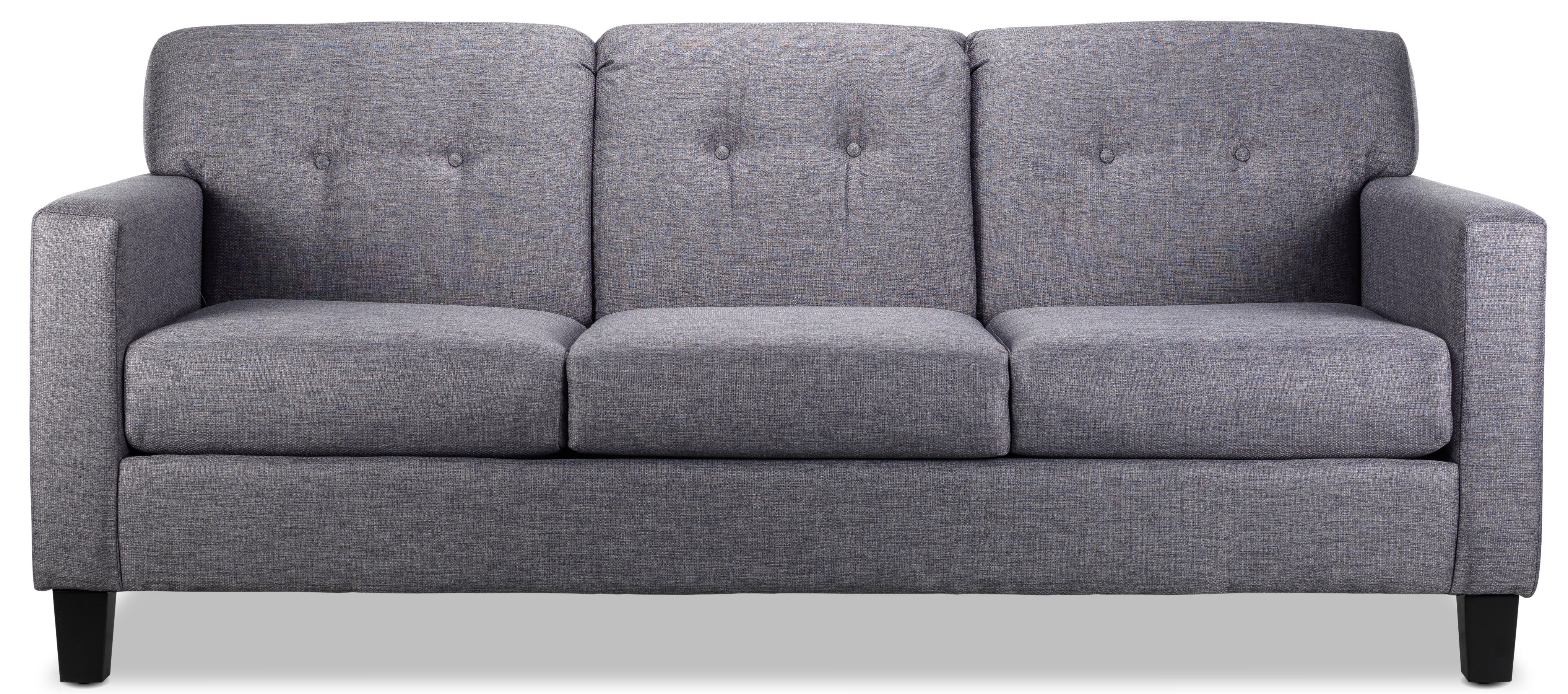 Merlin Sofa, Loveseat and Chair Set - Grey - Image 2