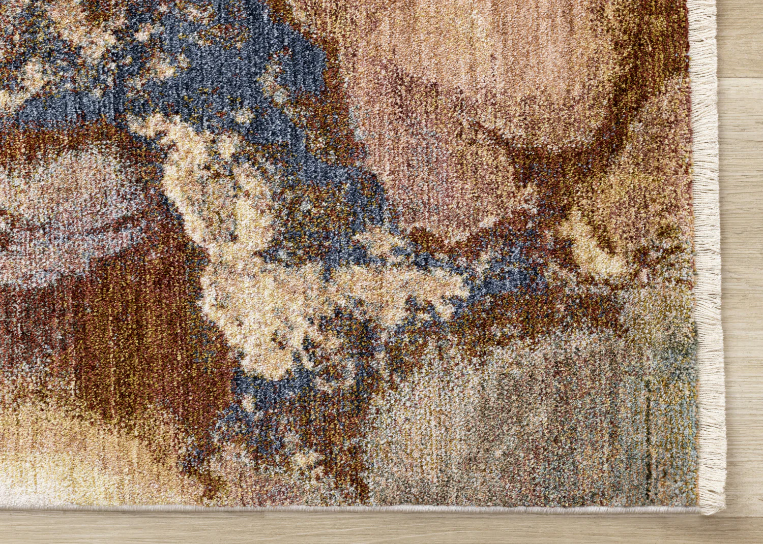 Micah Modern Galaxy Area Rug - 5' X 8' - Cream/Grey/Blue - Image 6