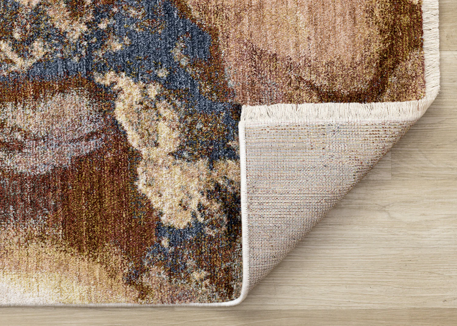 Micah Modern Galaxy Area Rug - 5' X 8' - Cream/Grey/Blue - Image 7